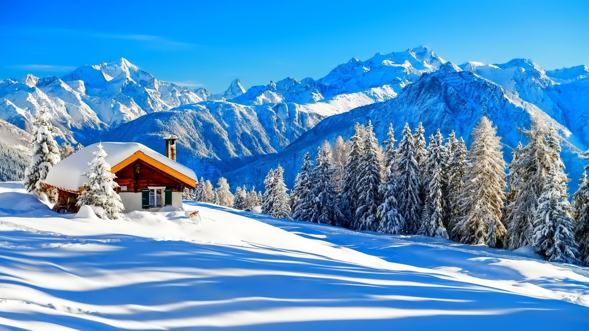 Houses In Winter Wallpapers