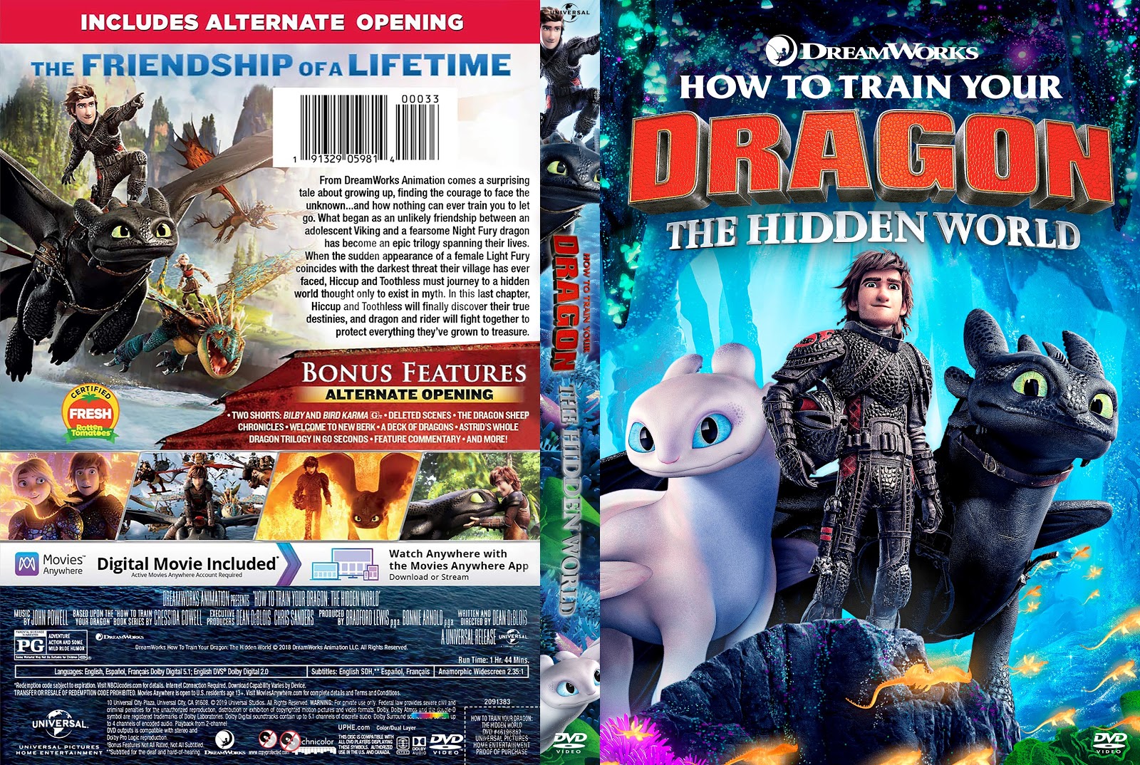 How To Train Your Dragon The Hidden World 2019 Movie Poster Wallpapers