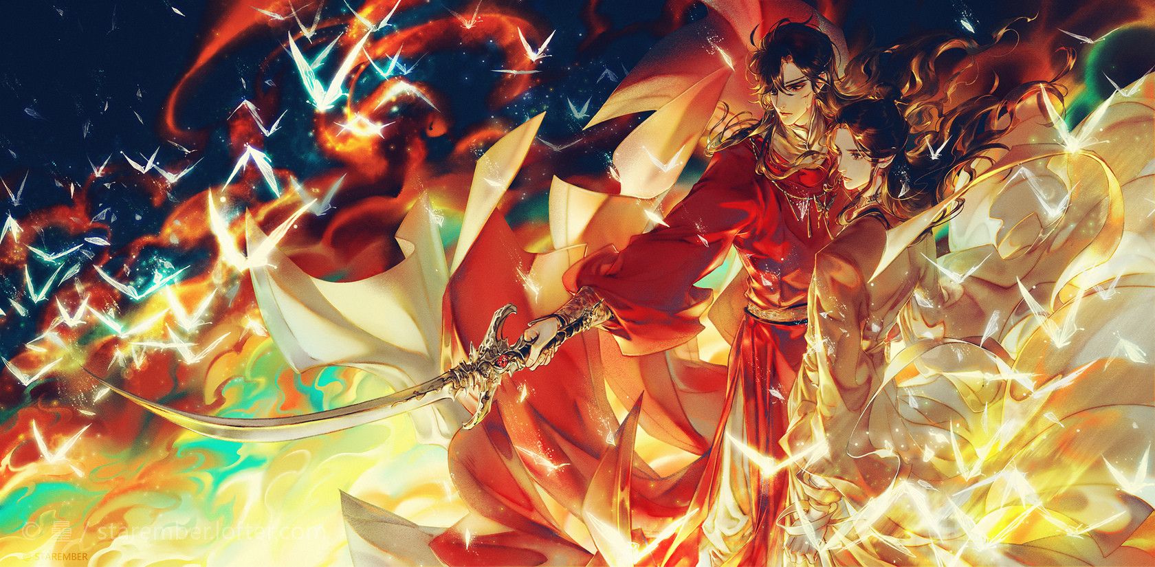 Hua Cheng Tian Guan Ci Fu Wallpapers