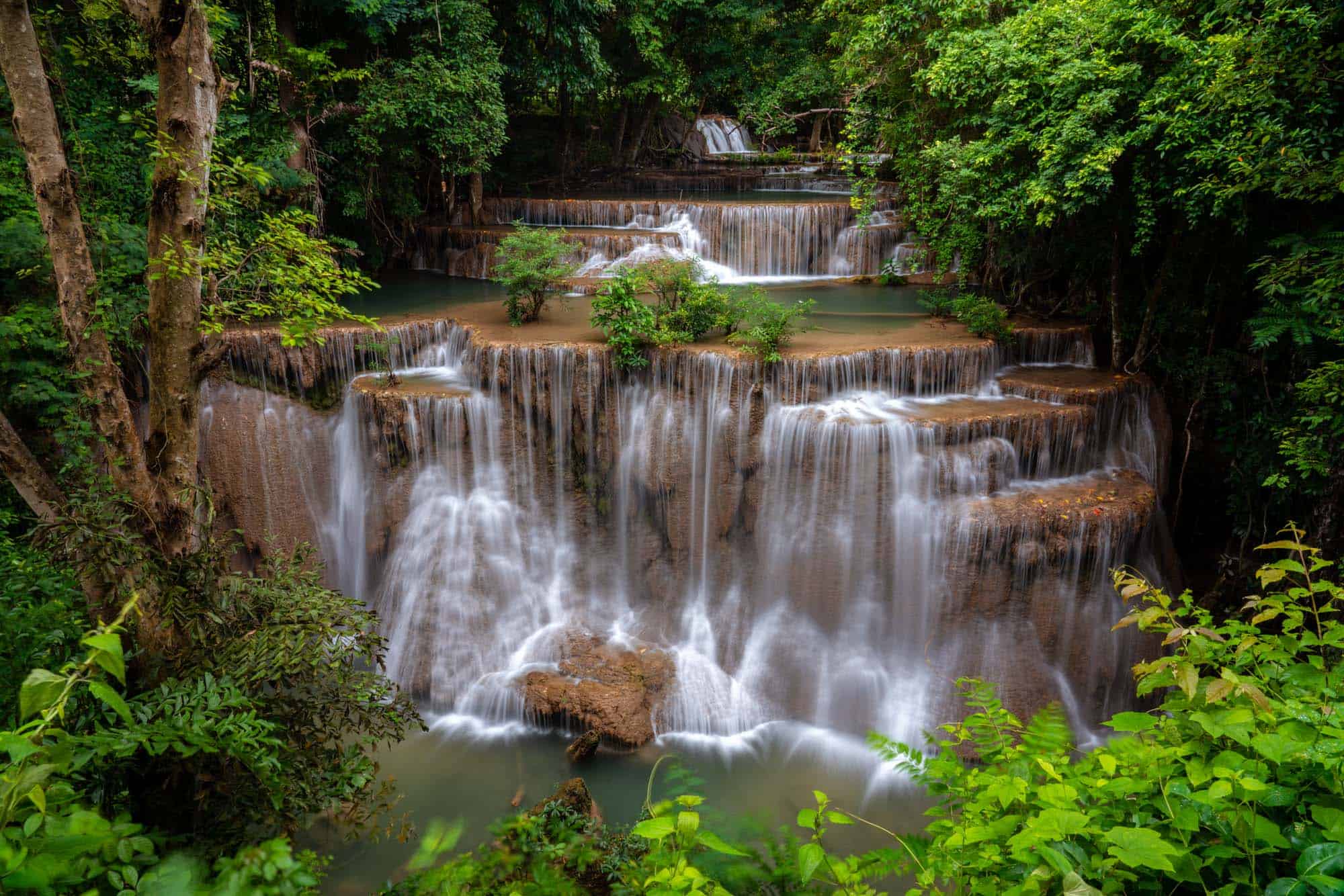 Huai Mae Kamin Waterfall Wallpapers