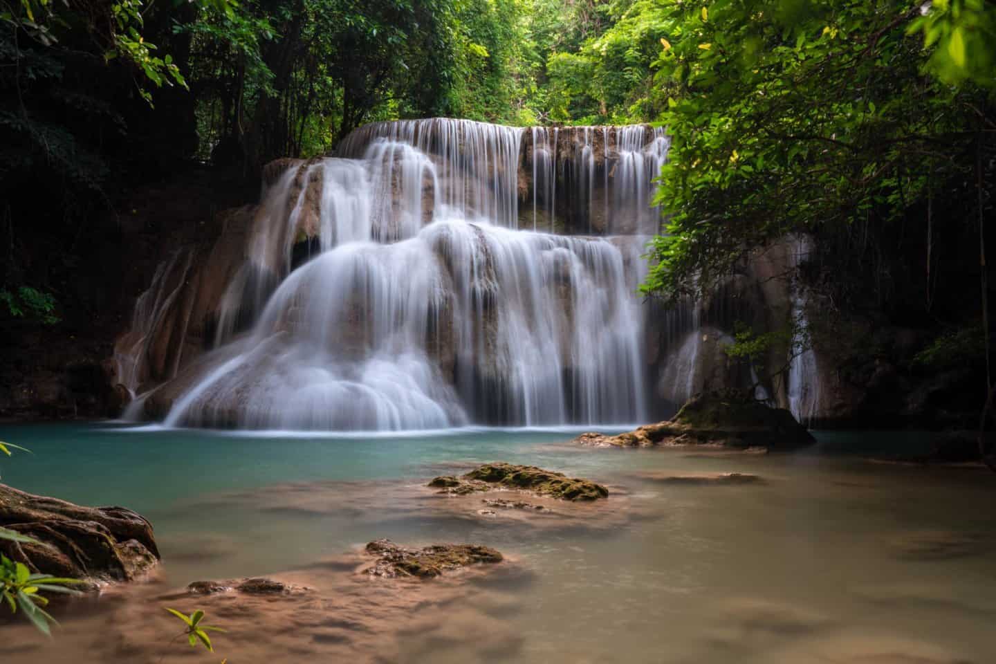 Huai Mae Kamin Waterfall Wallpapers