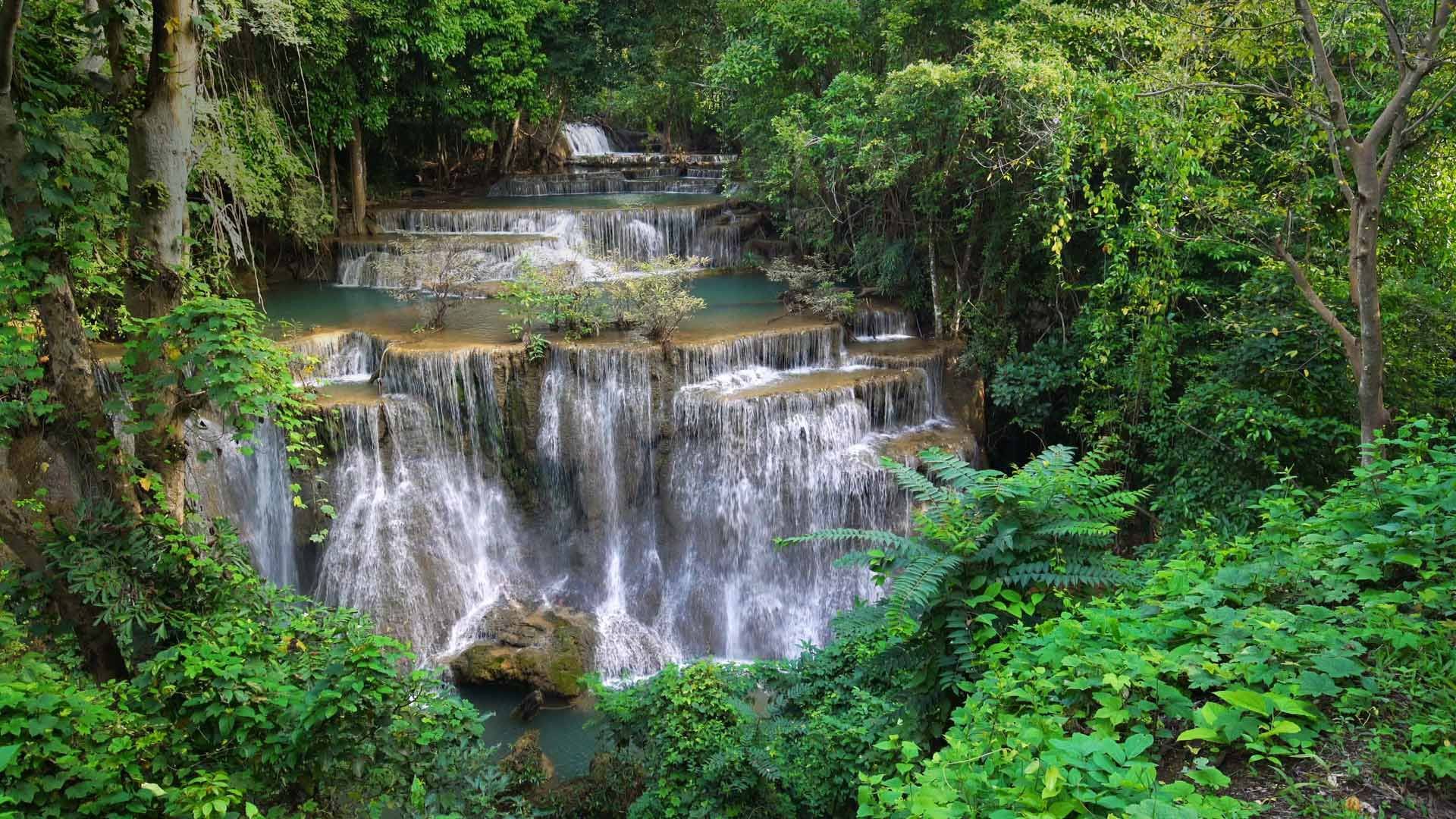 Huai Mae Kamin Waterfall Wallpapers