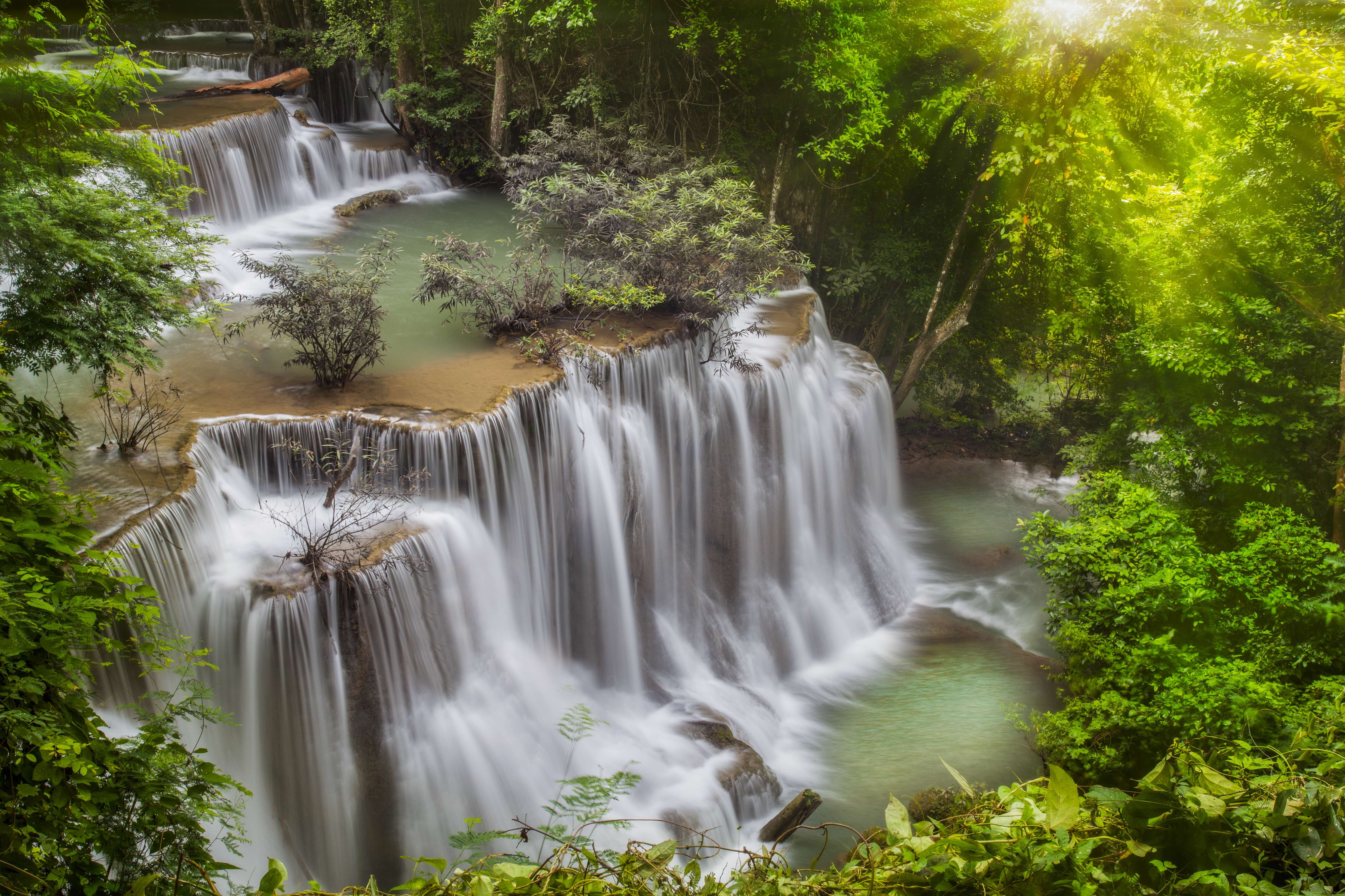 Huai Mae Kamin Waterfall Wallpapers