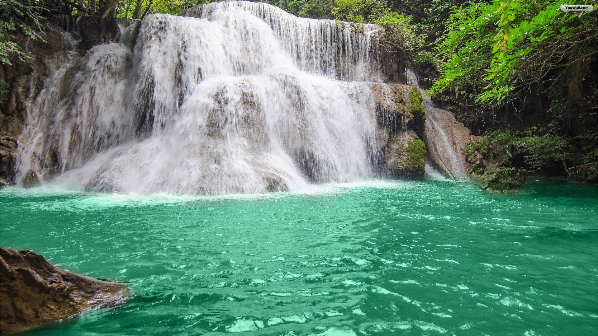 Huai Mae Kamin Waterfall Wallpapers