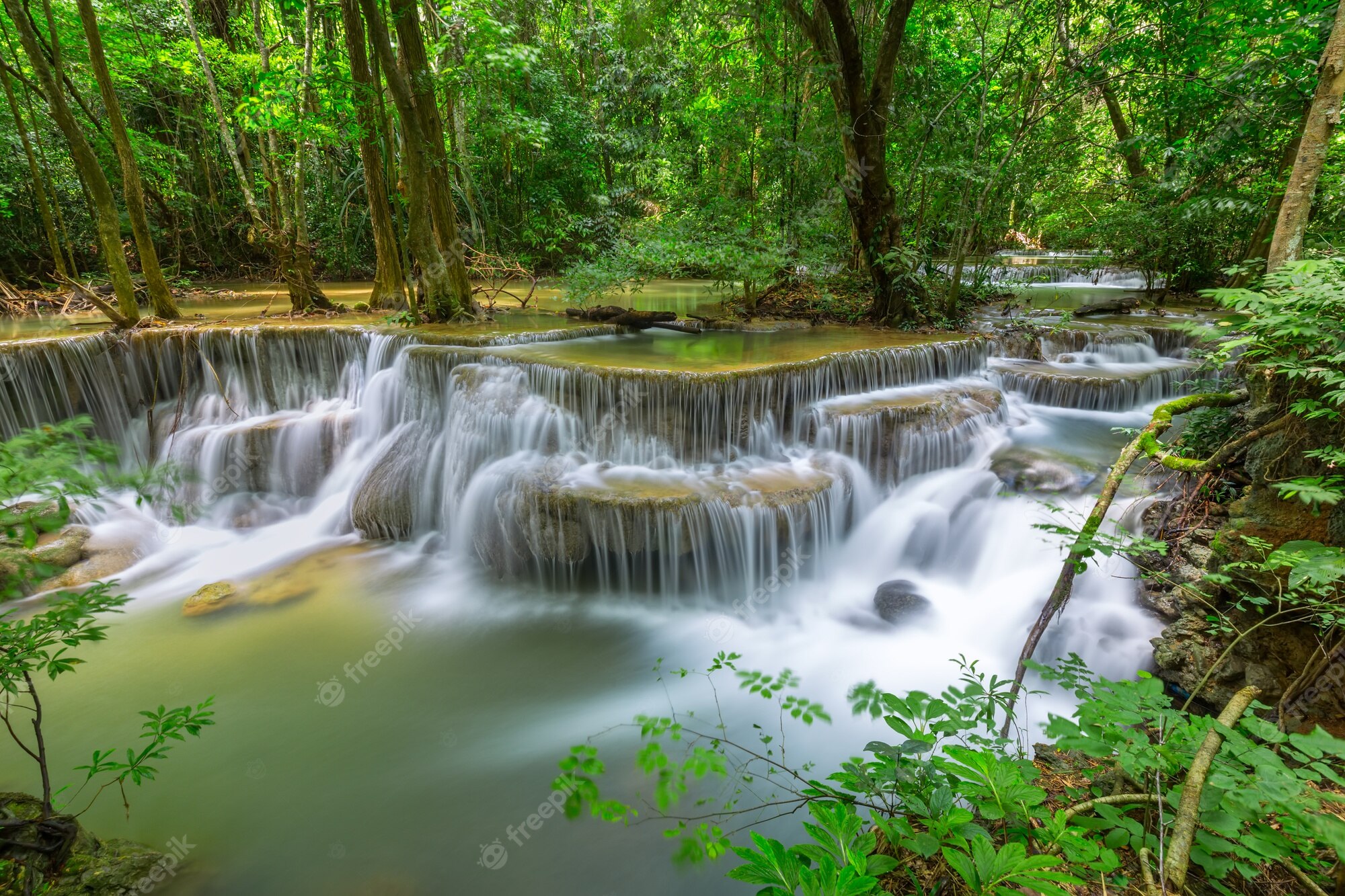 Huai Mae Kamin Waterfall Wallpapers