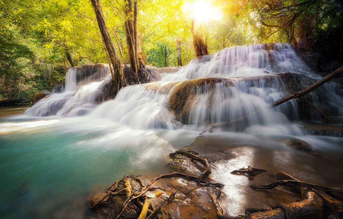 Huai Mae Kamin Waterfall Wallpapers