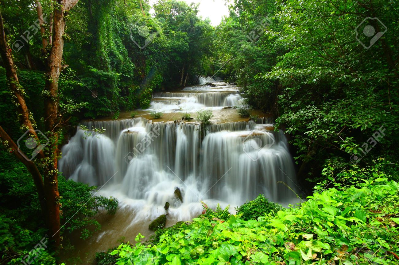 Huai Mae Kamin Waterfall Wallpapers