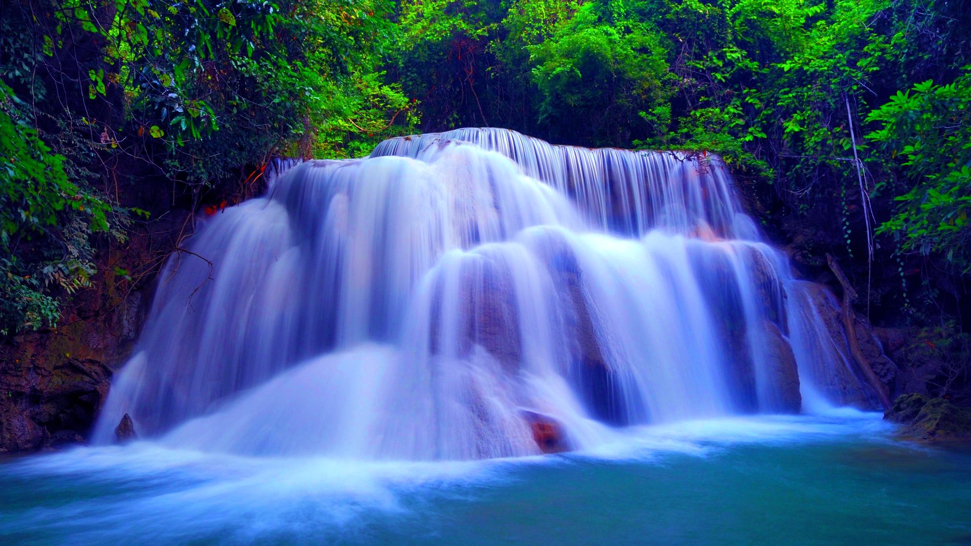 Huai Mae Kamin Waterfall Wallpapers