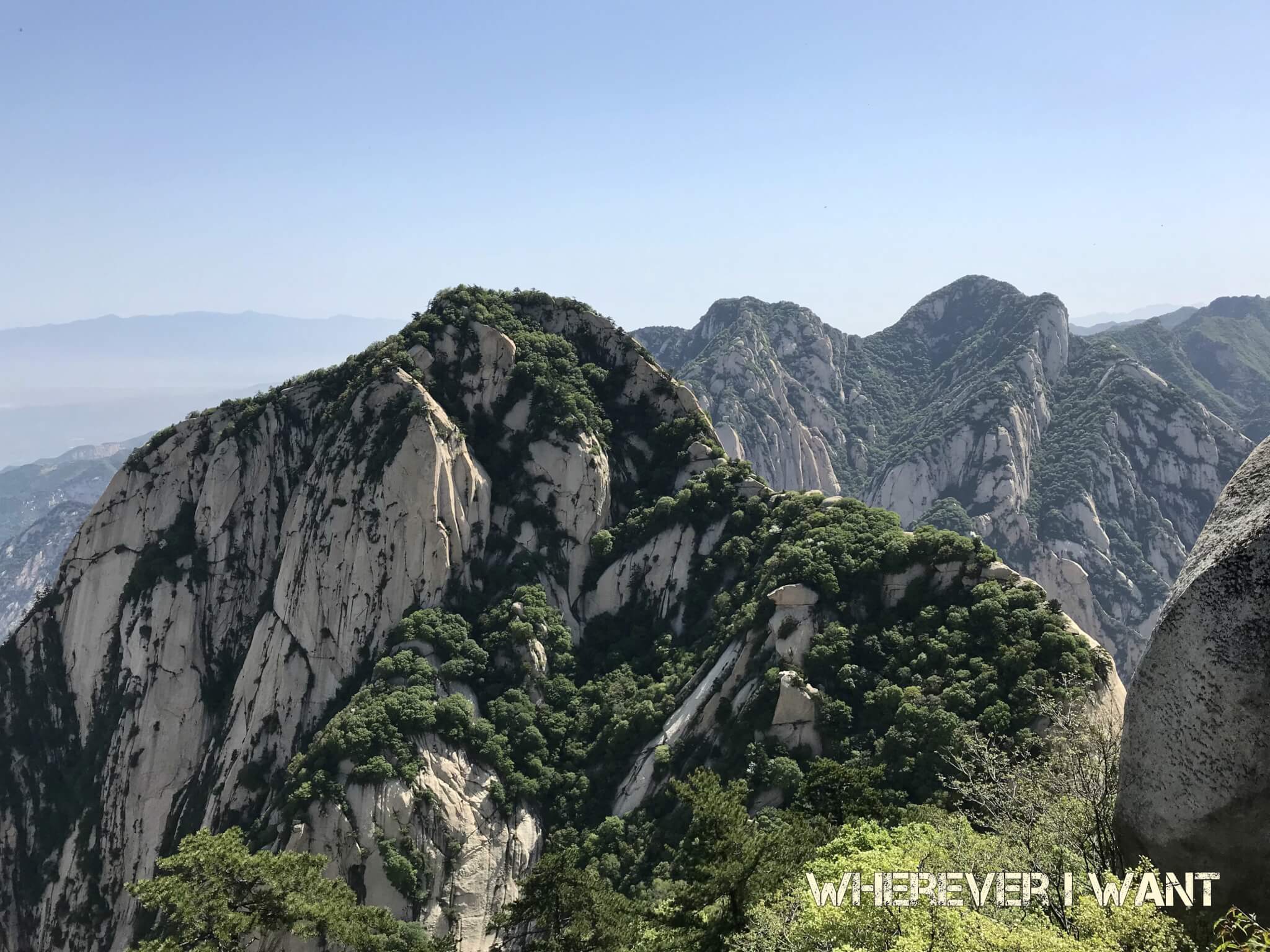 Huashan Mountain In Weinan China Wallpapers