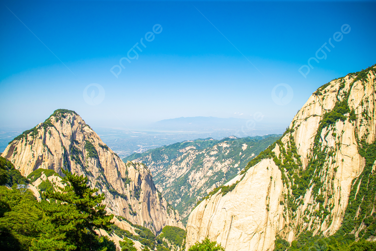 Huashan Mountain In Weinan China Wallpapers