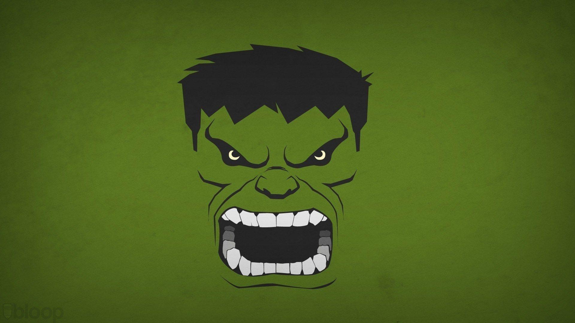 Hulk 4K Minimal Art Wallpapers