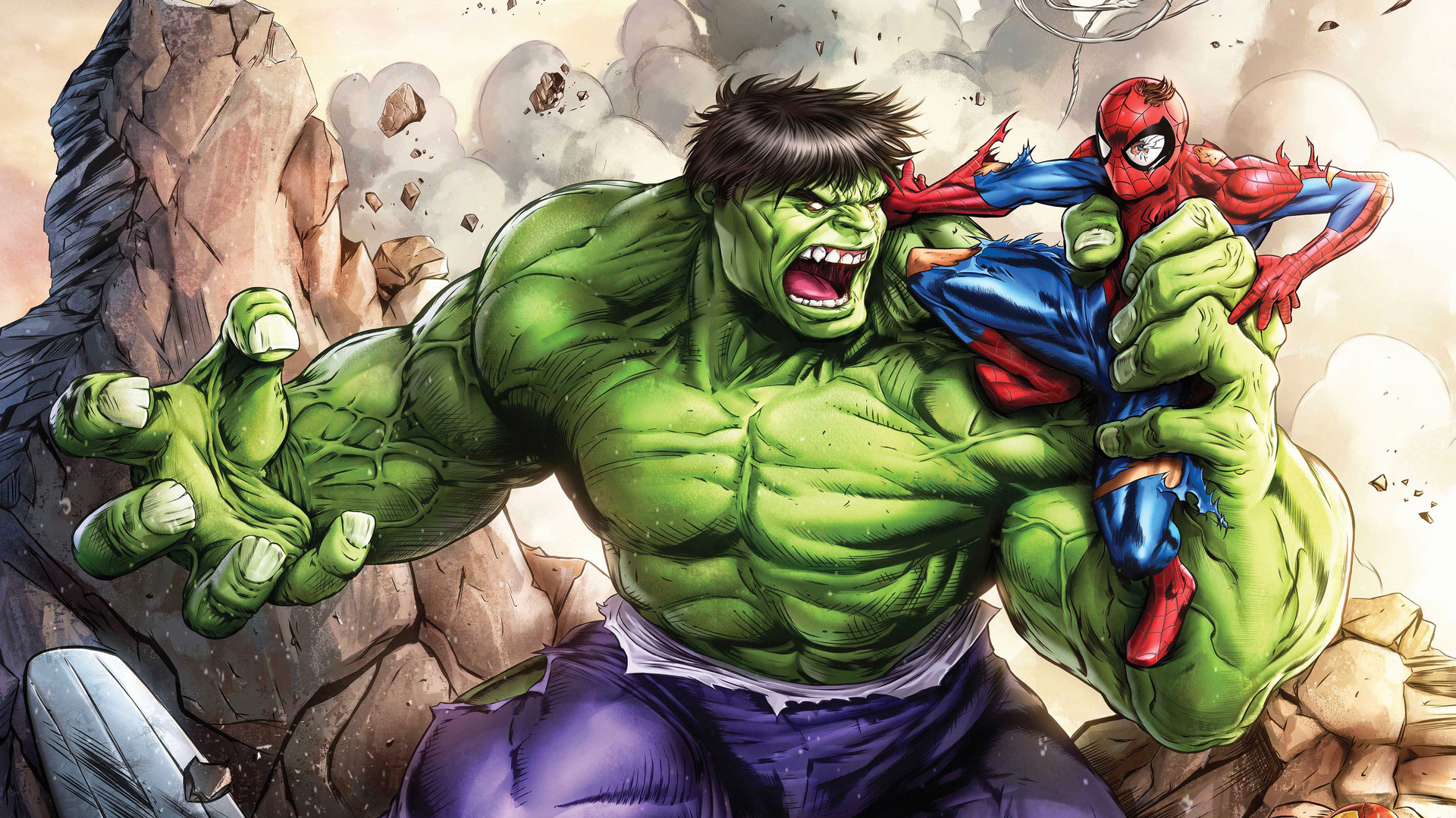 Hulk And Spiderman Wallpapers