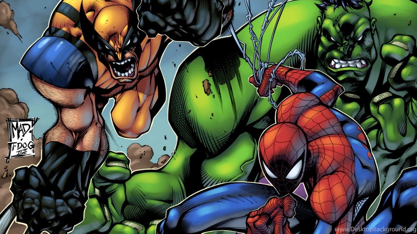 Hulk And Spiderman Wallpapers