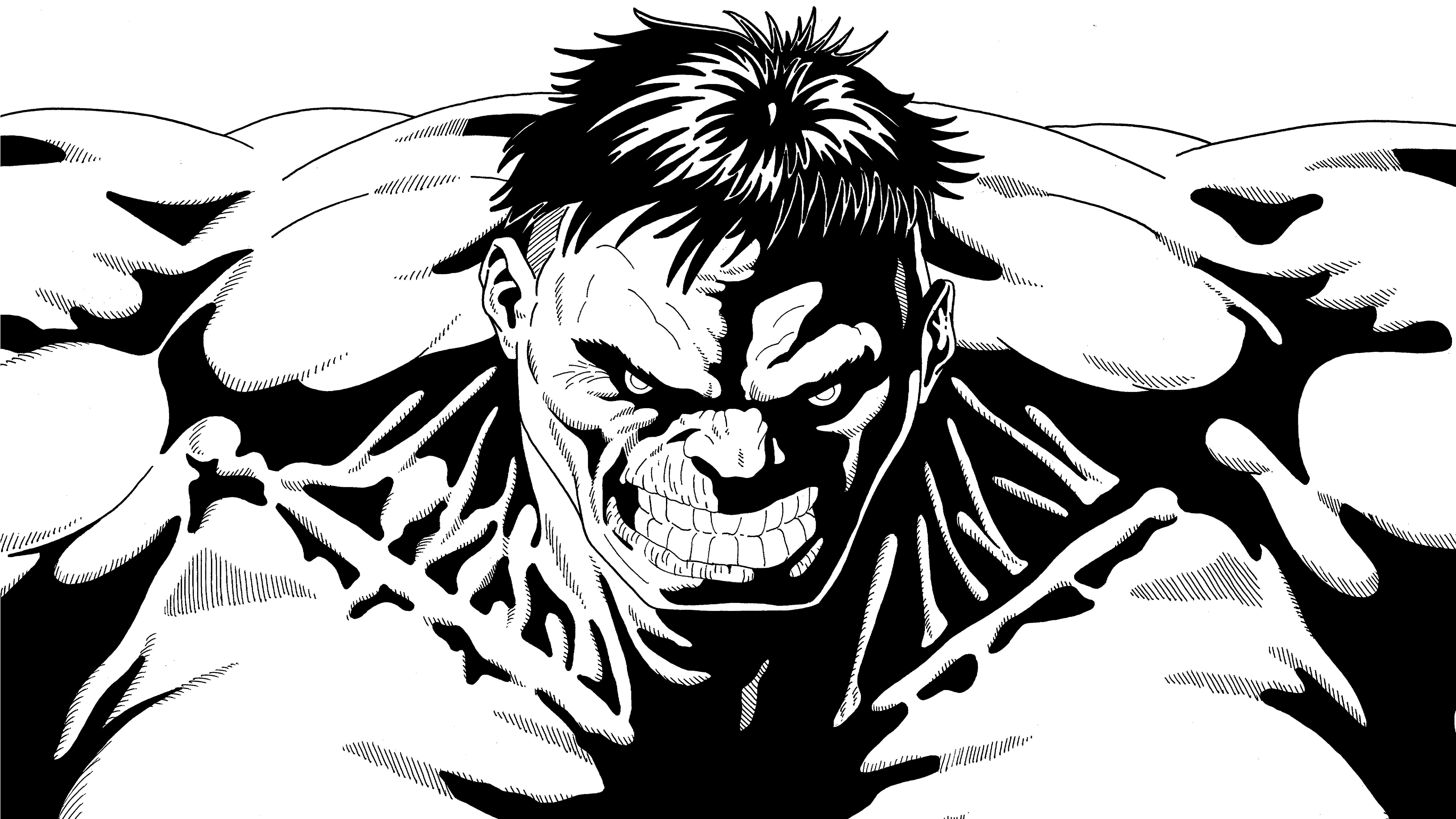 Hulk Black And White Wallpapers