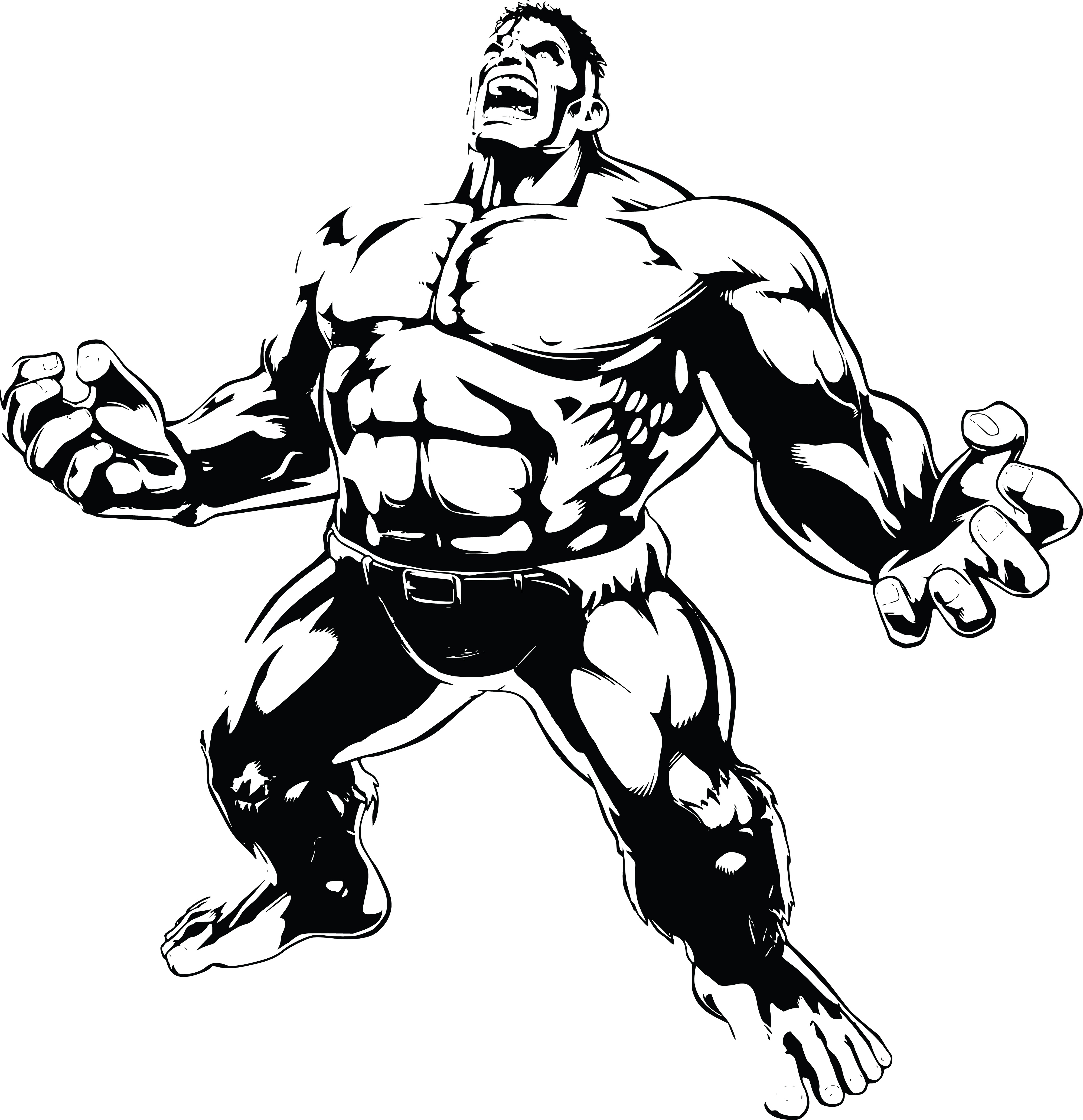 Hulk Black And White Wallpapers