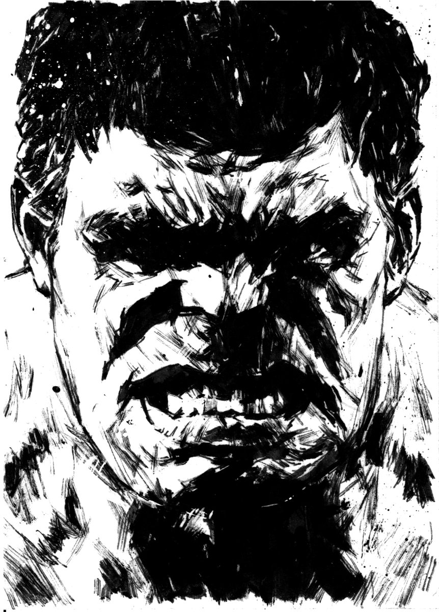 Hulk Black And White Wallpapers