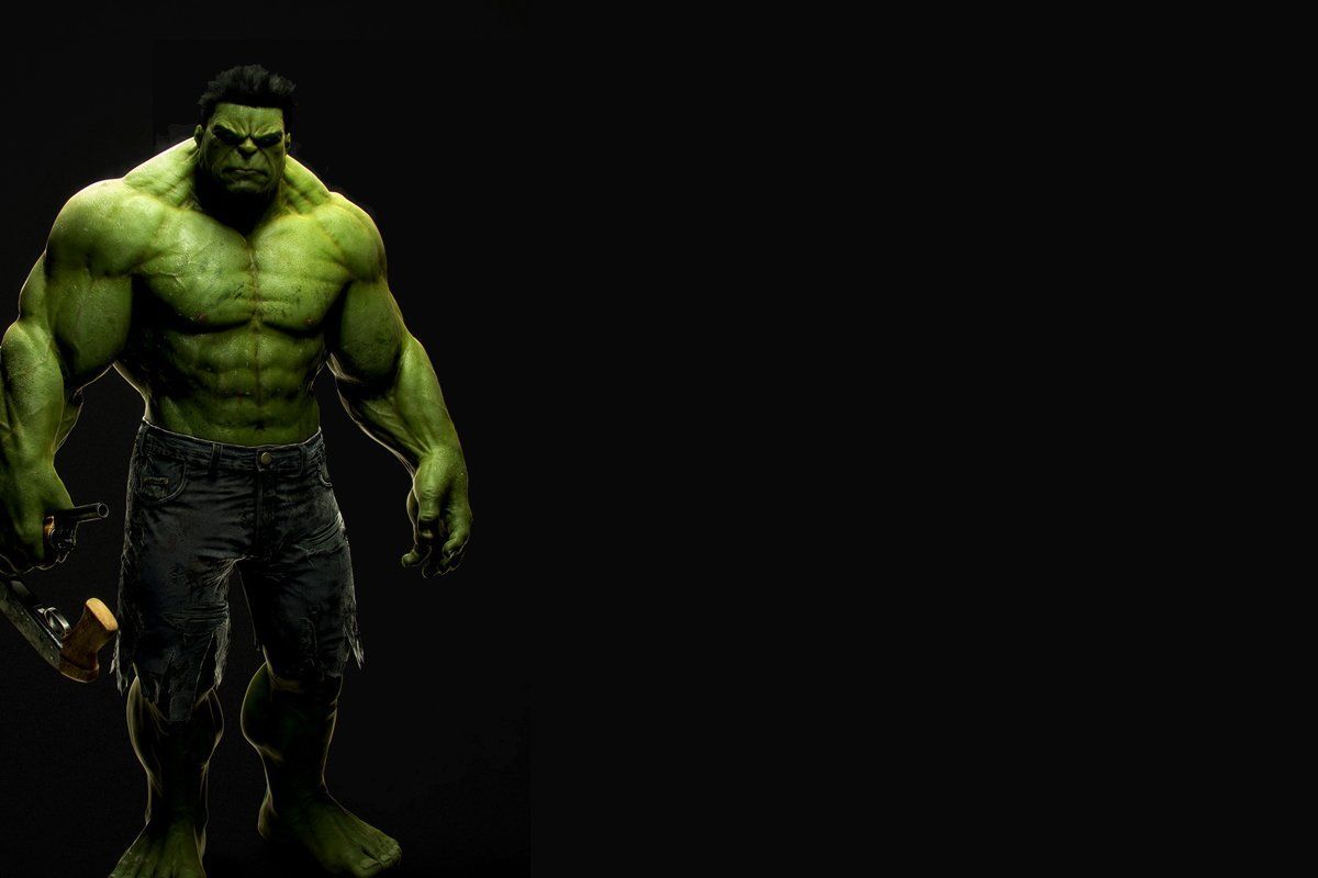 Hulk Black And White Wallpapers