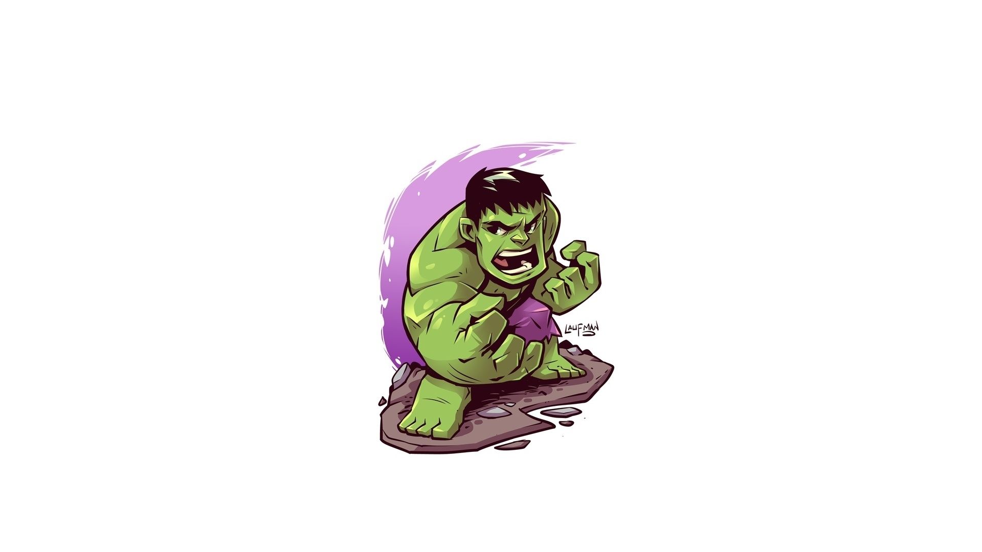 Hulk Minimalist Wallpapers