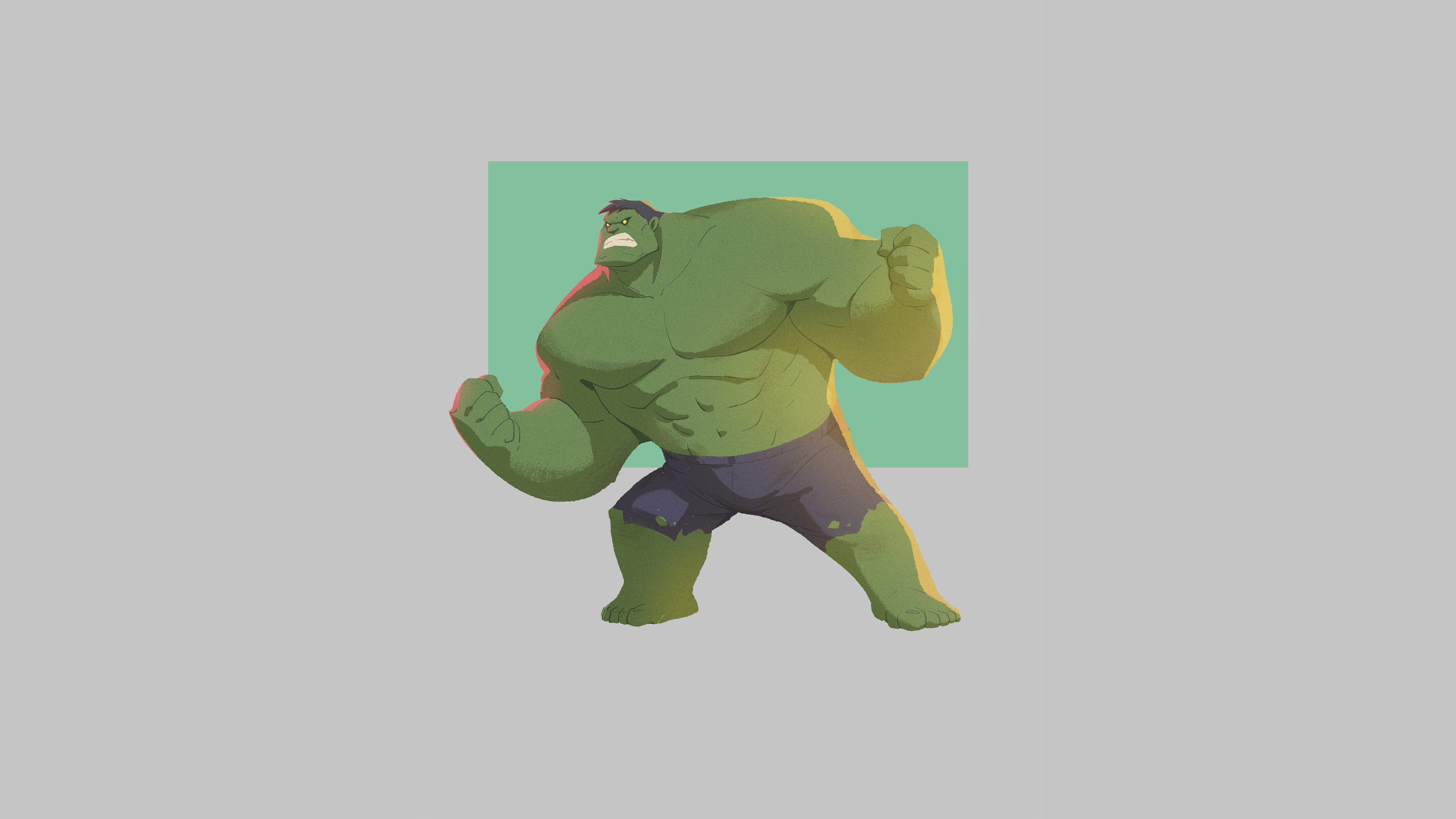 Hulk Minimalist Wallpapers