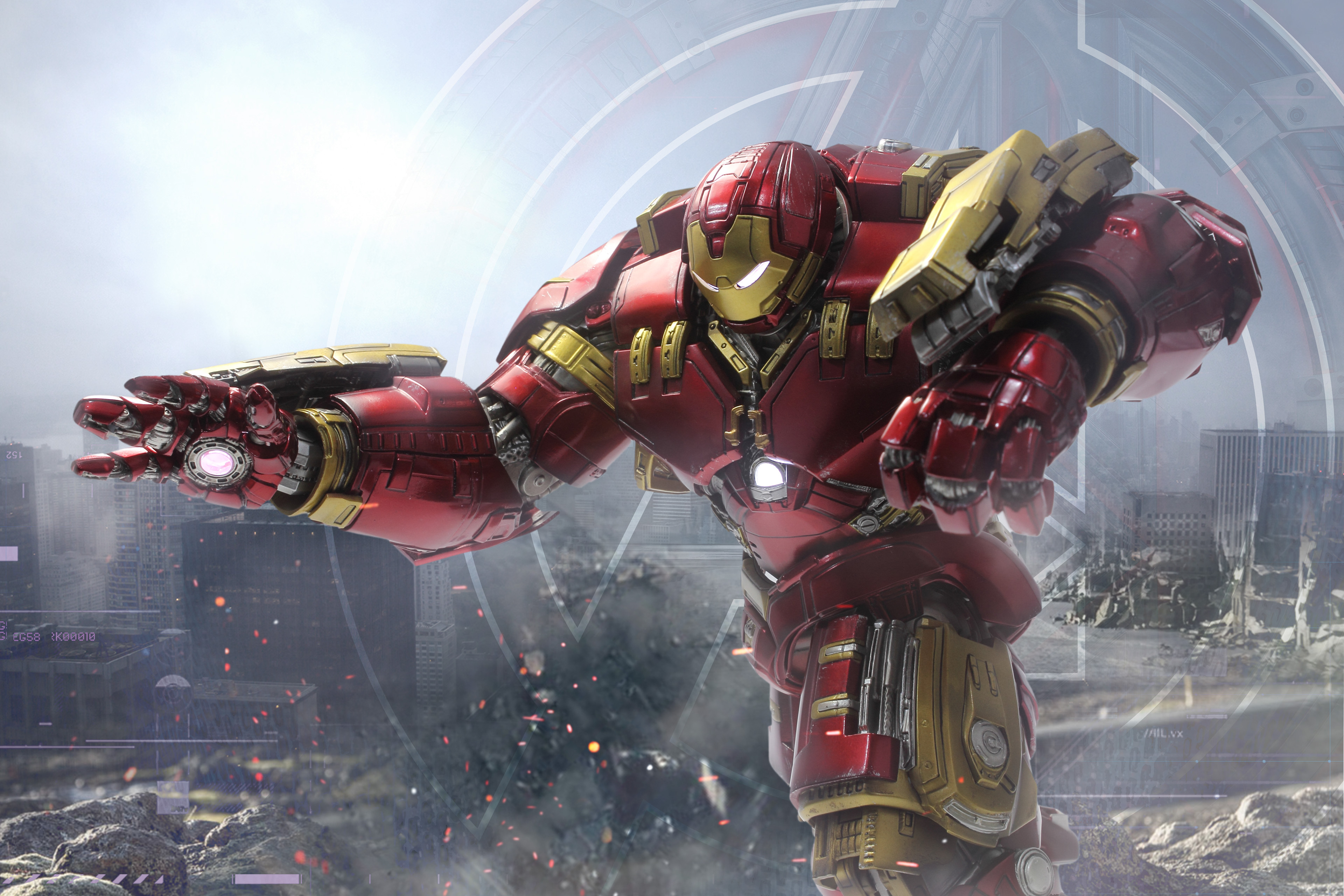 Hulkbuster 4K Minimal Wallpapers