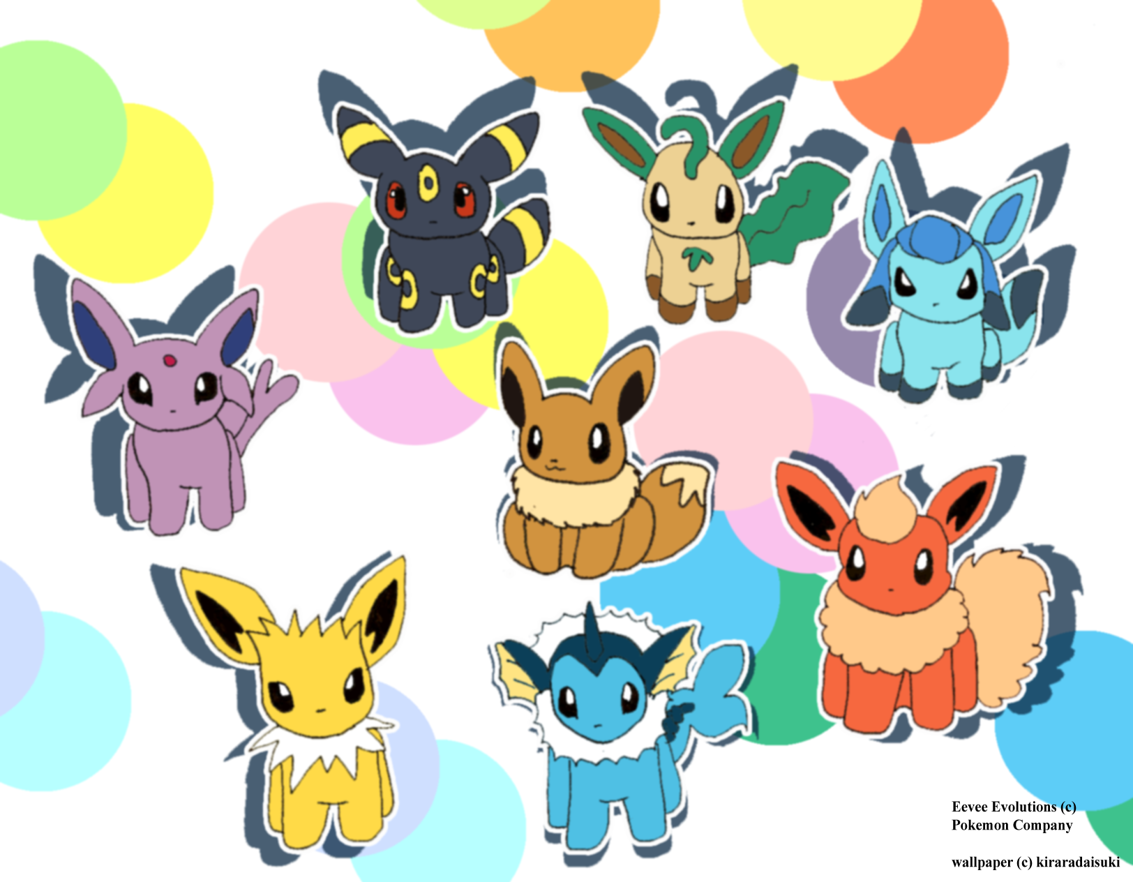 Human Eevee Evolutions Wallpapers