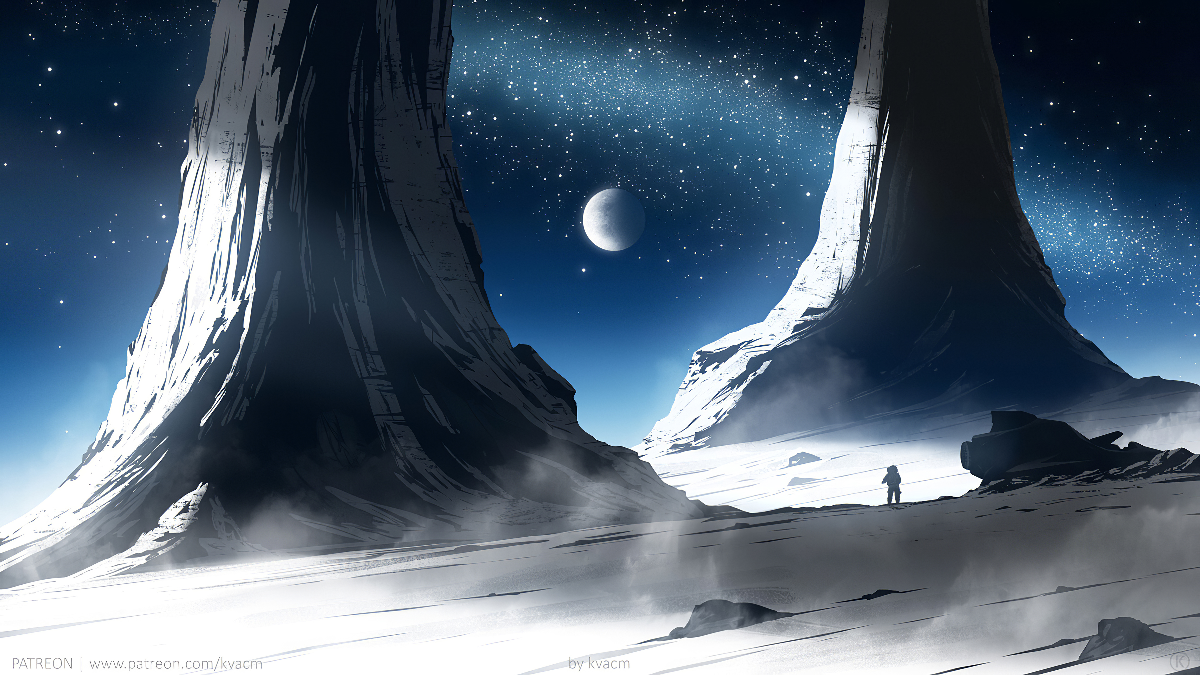 Human In Space Digital Art Wallpapers