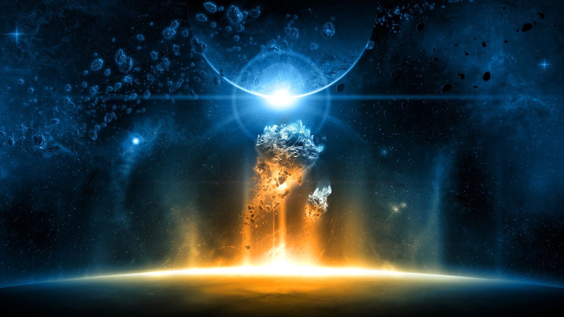 Human In Space Digital Art Wallpapers