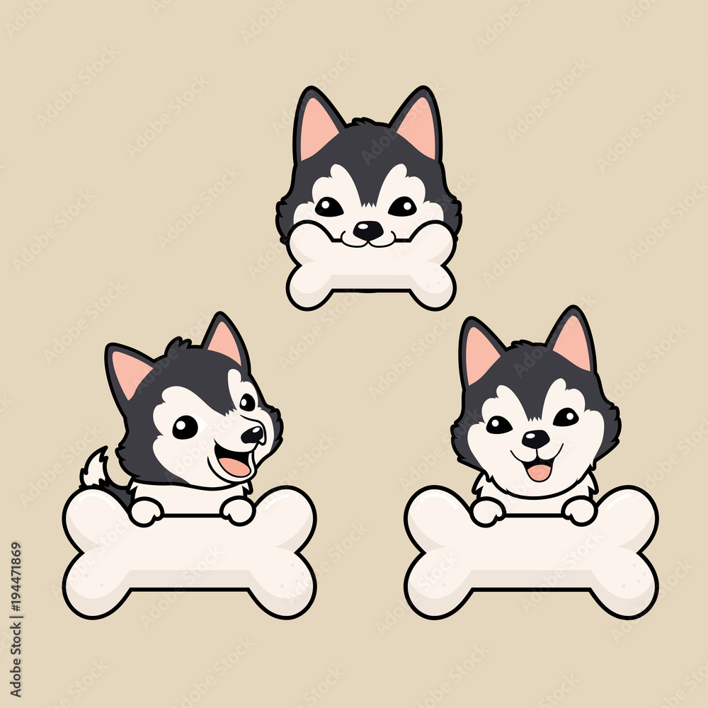 Husky Cartoon Wallpapers