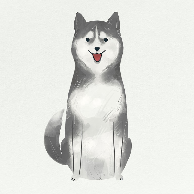 Husky Cartoon Wallpapers