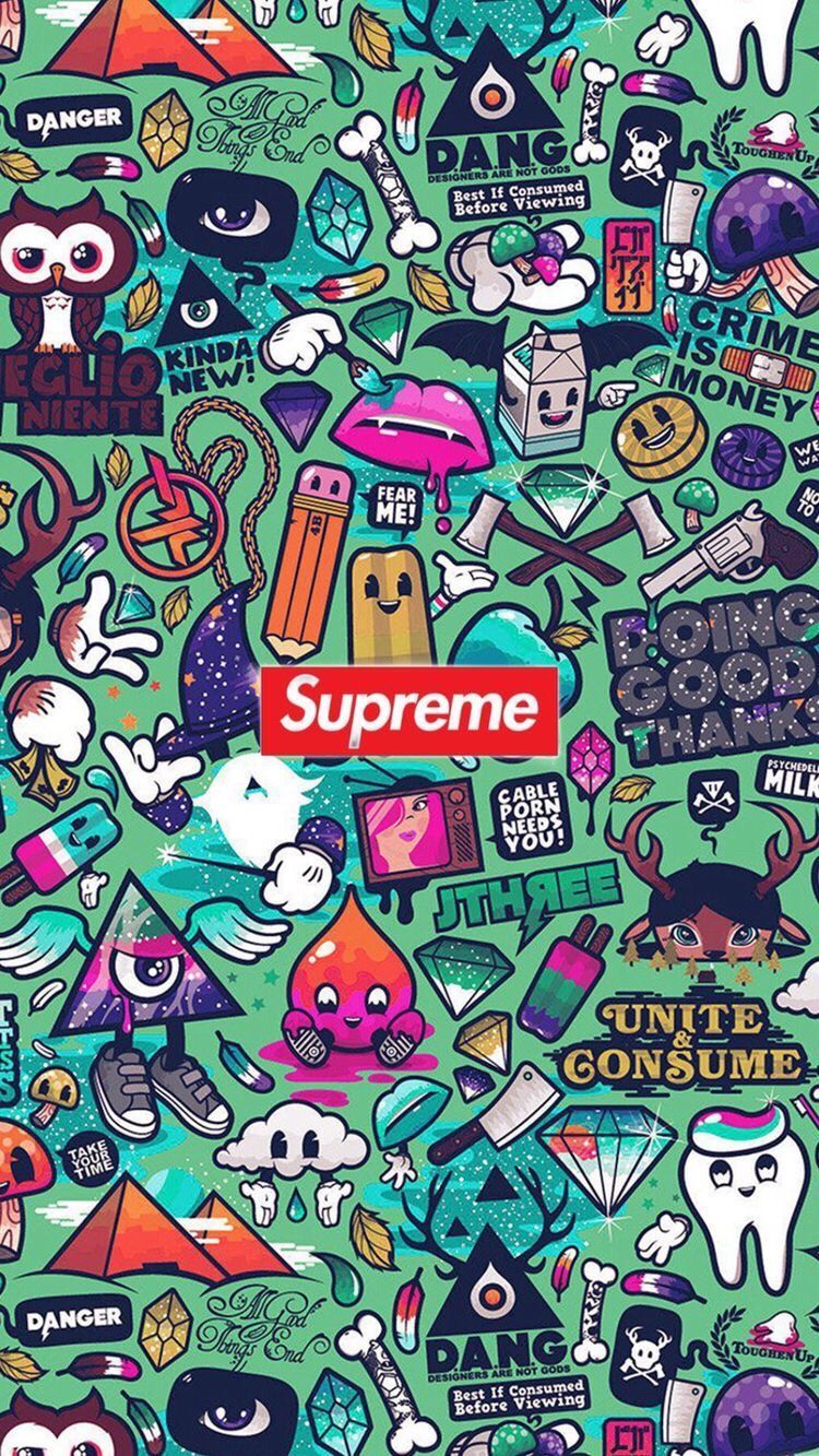 Hypebeast Sticker Wallpapers