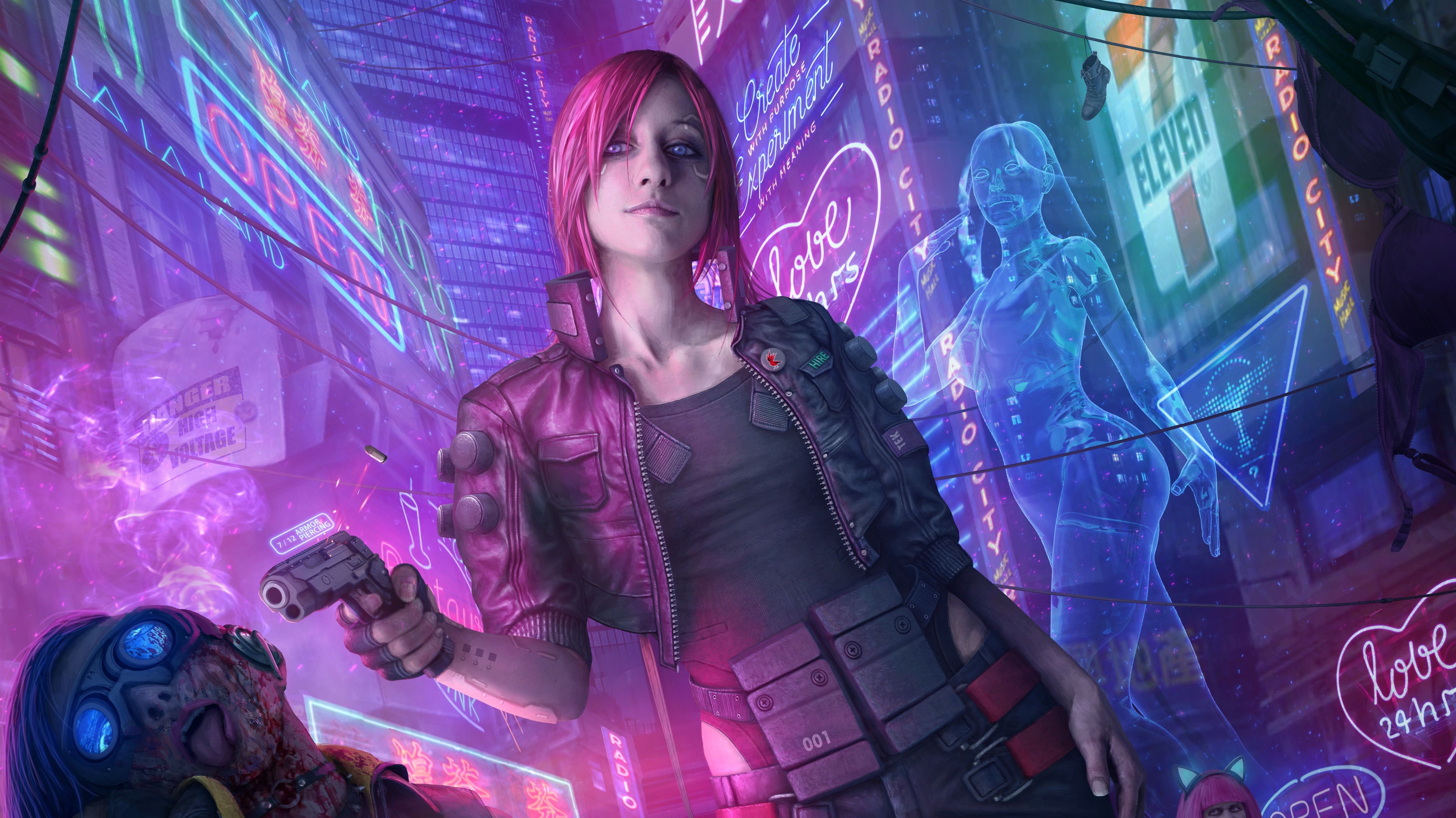 Hyper Scape 2021 Cyberpunk Girl Wallpapers