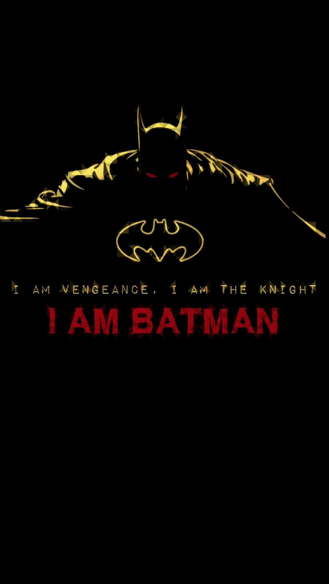 I Am Vengeance Minimal Batman Wallpapers