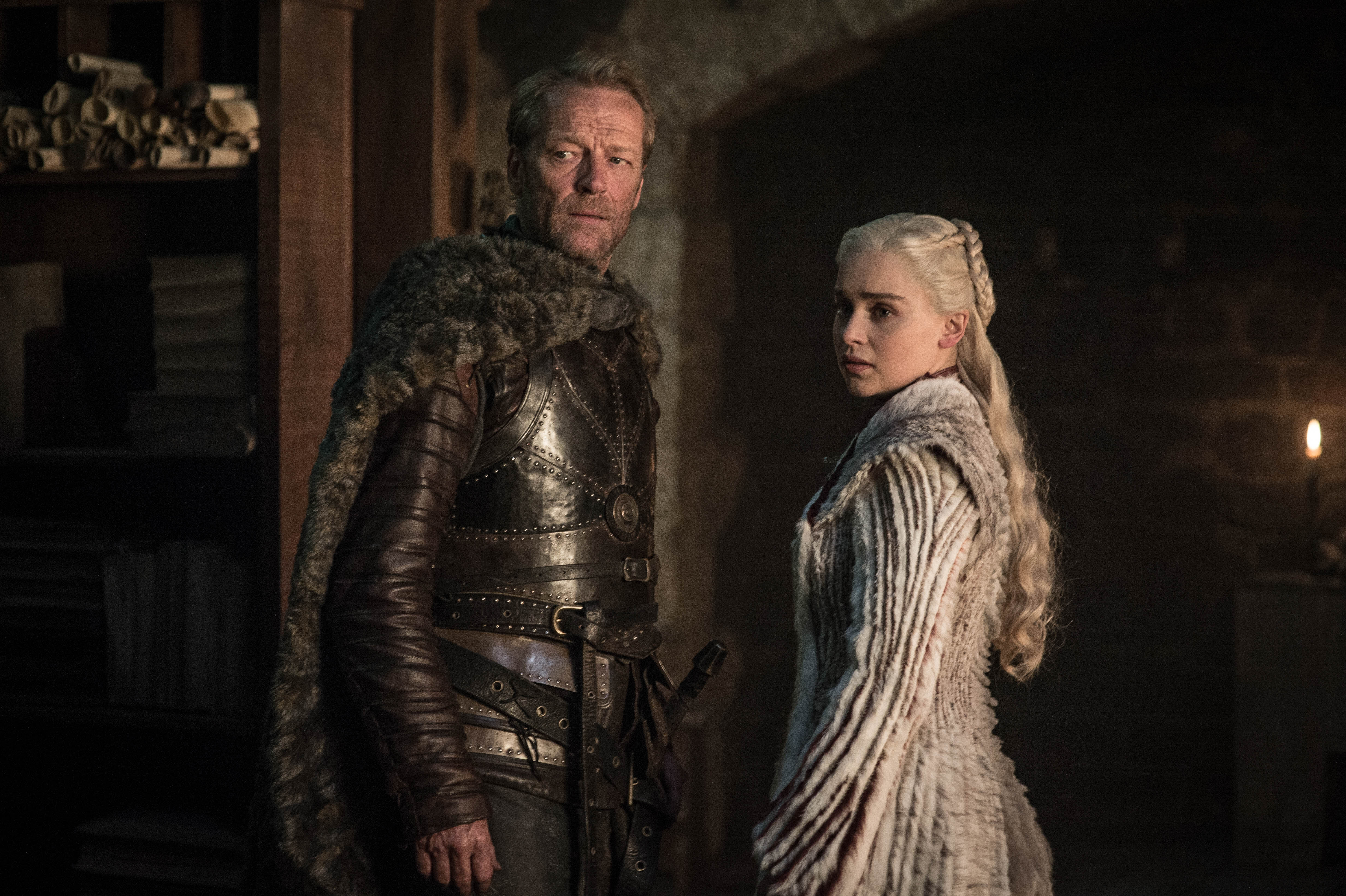 Iain Glen As Jorah Mormont In Game Of Thrones Season 7 Wallpapers