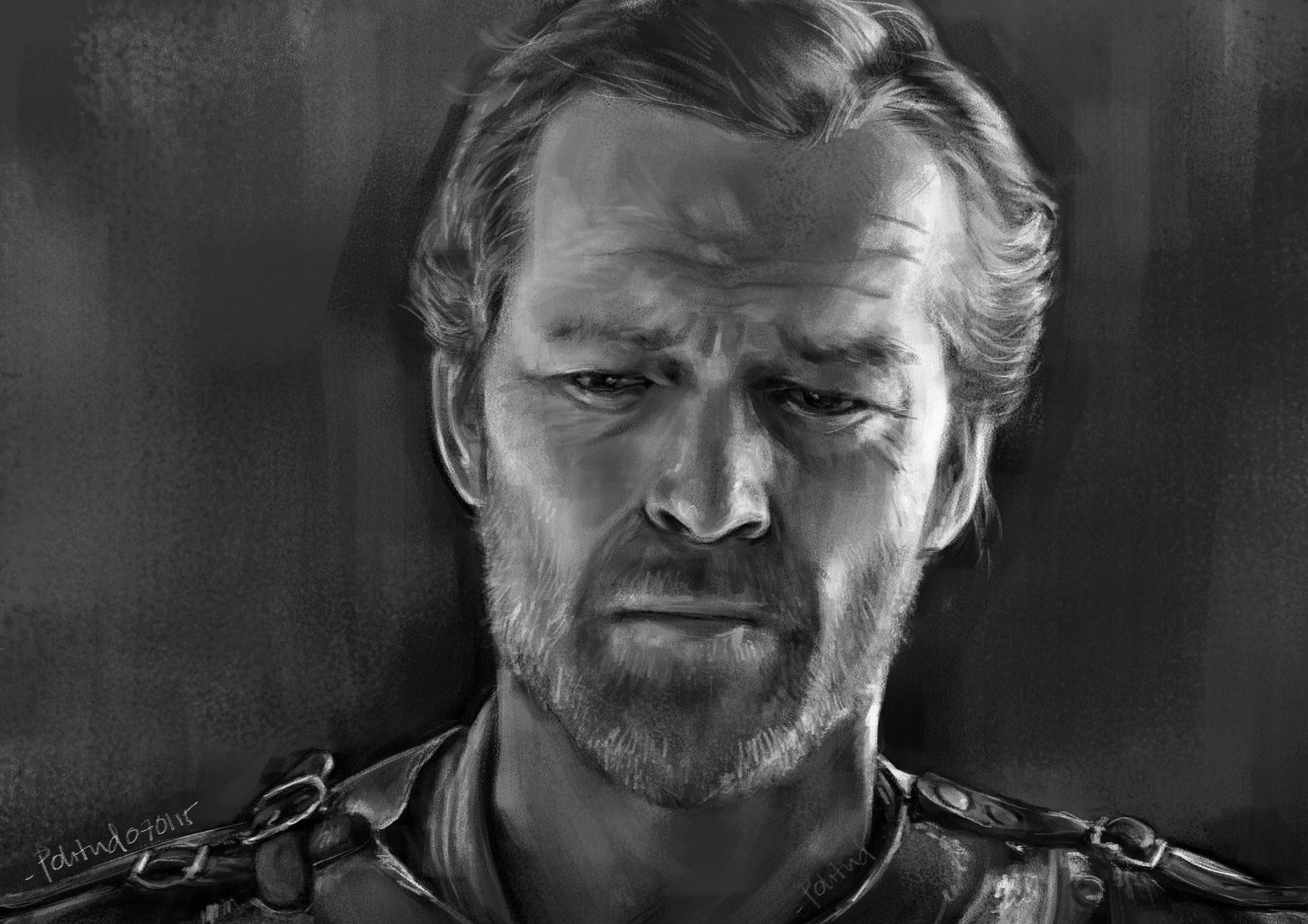 Iain Glen As Jorah Mormont In Game Of Thrones Season 7 Wallpapers