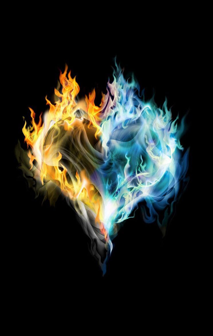 Ice And Fire Love Wallpapers