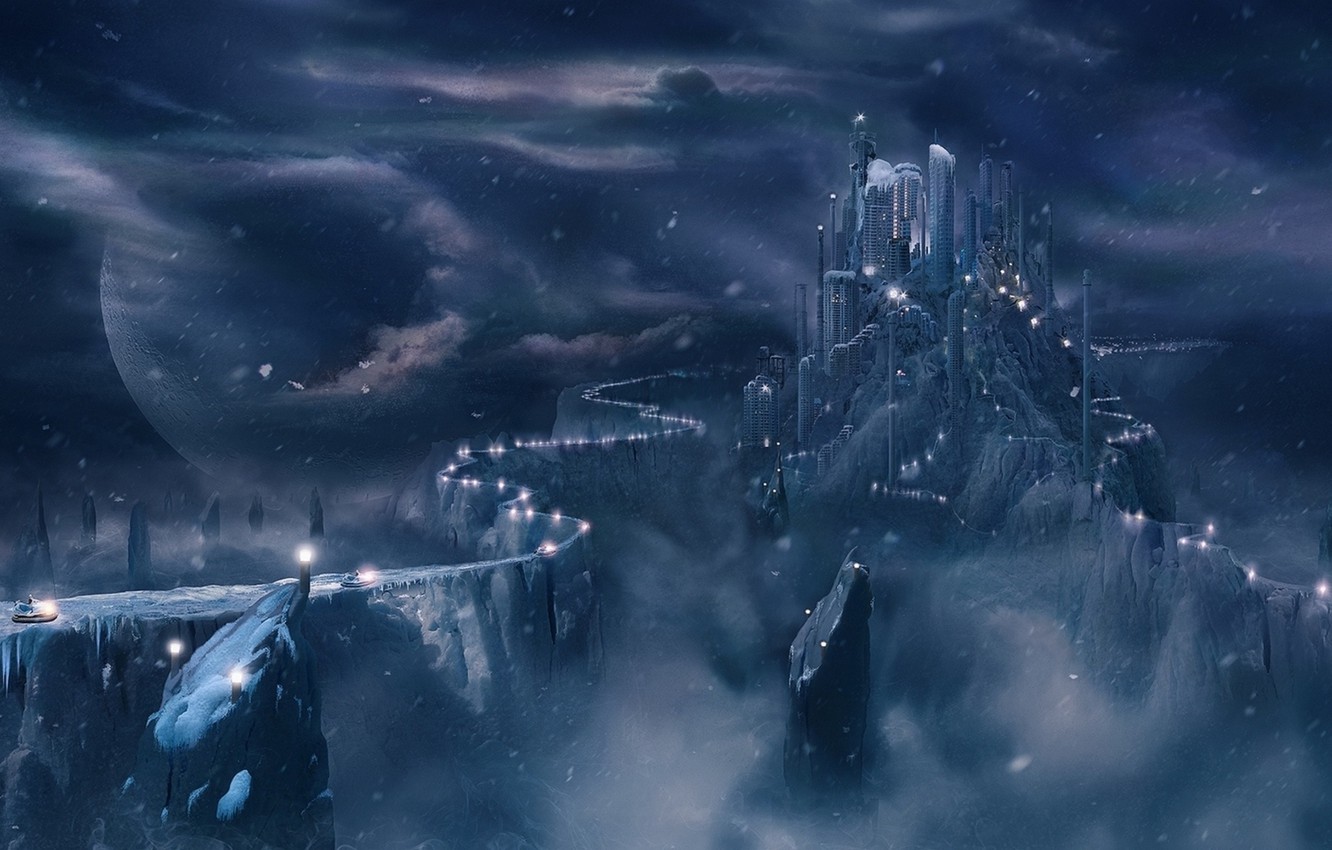 Ice Castle Art Wallpapers