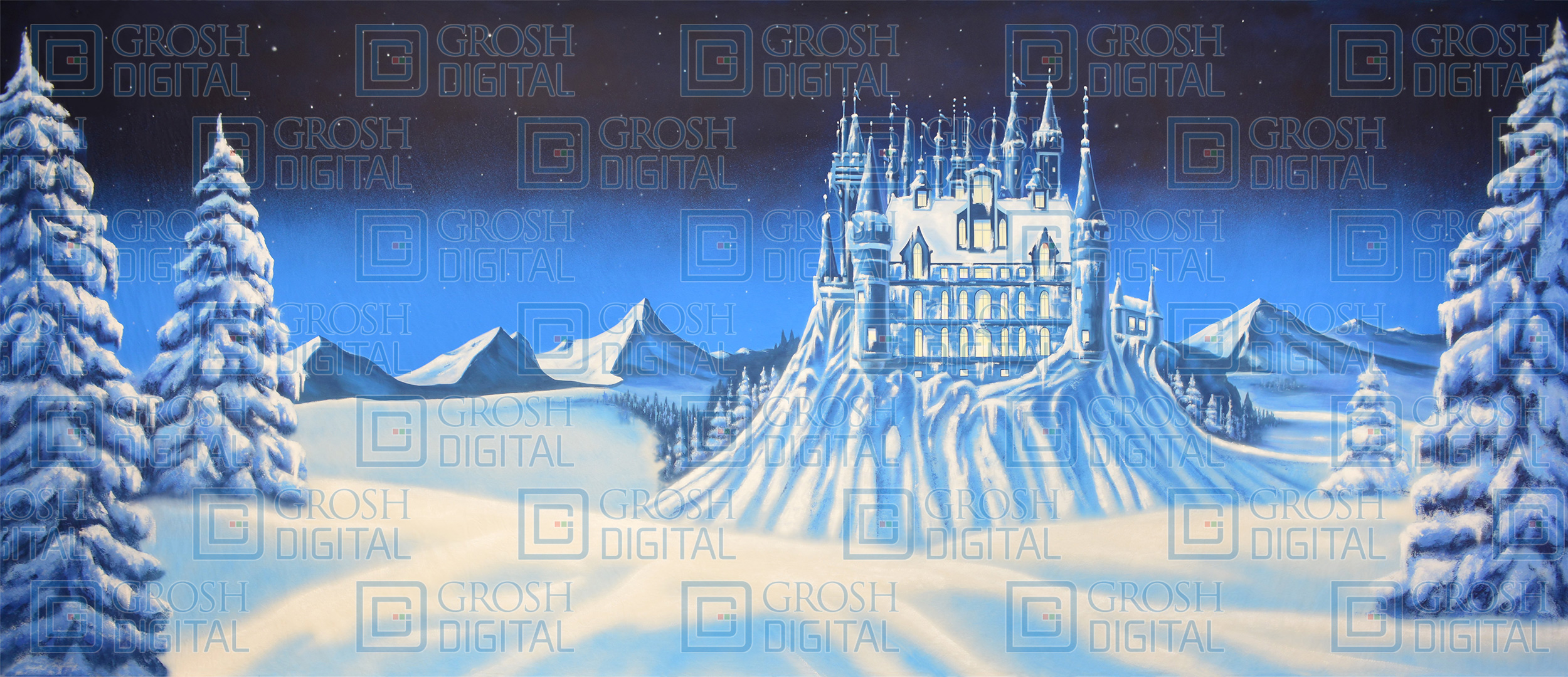 Ice Castle Background