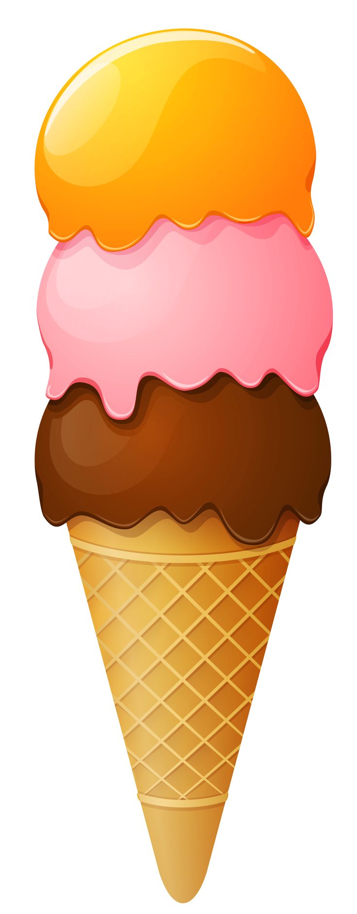 Ice Cream Cone Background