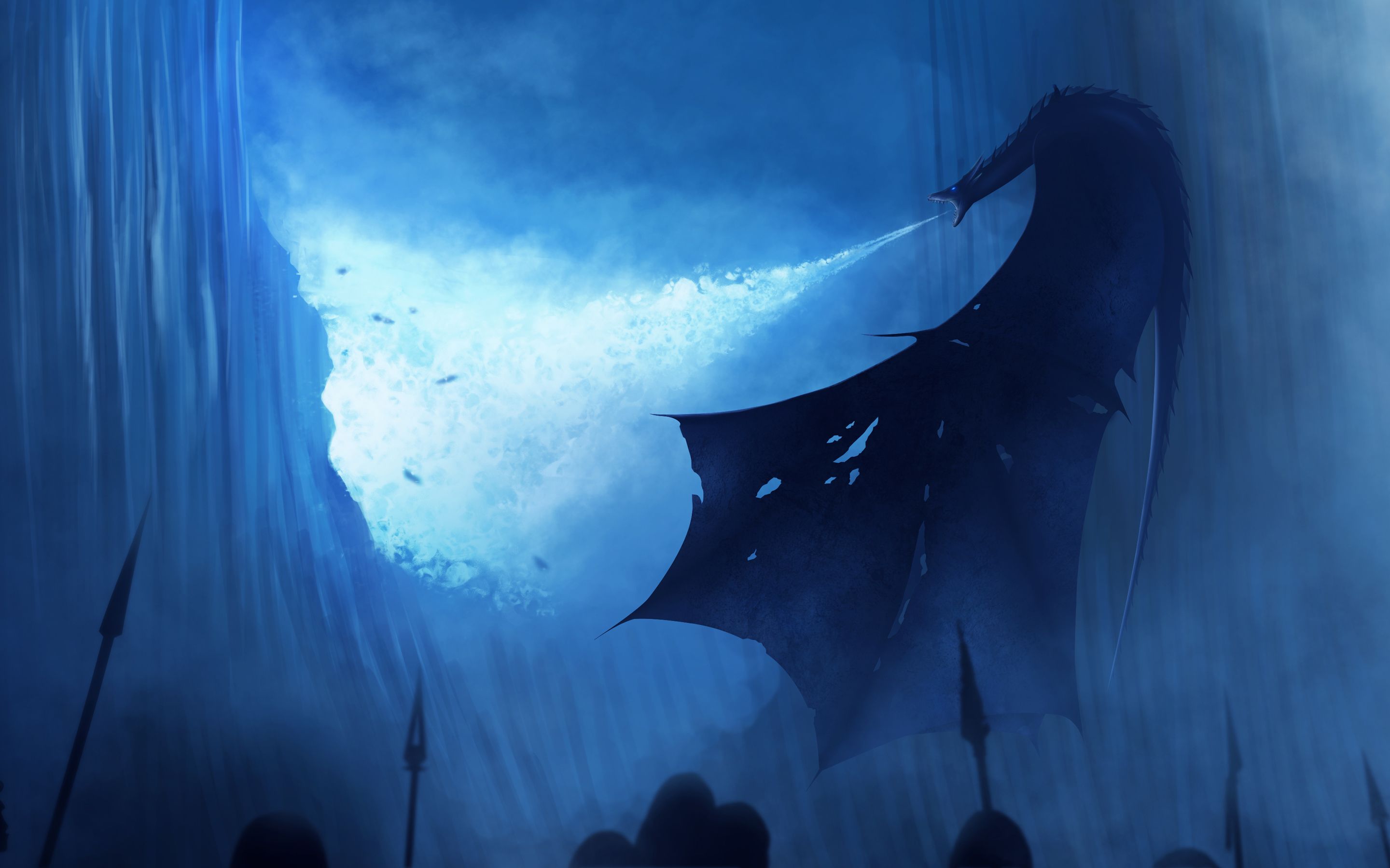 Ice Dragon Game Of Thrones 7 Wallpapers