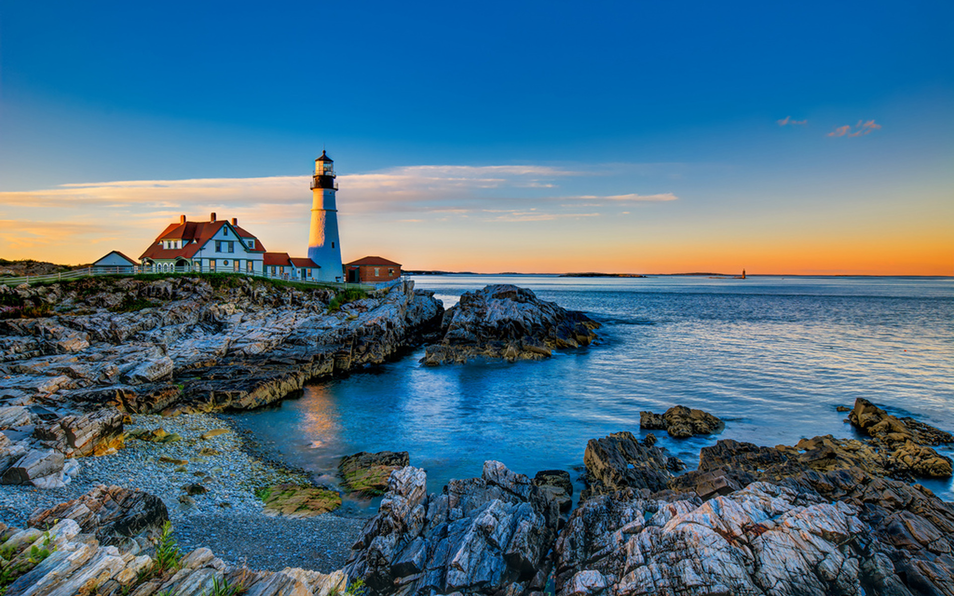 Ice Lighthouse Background