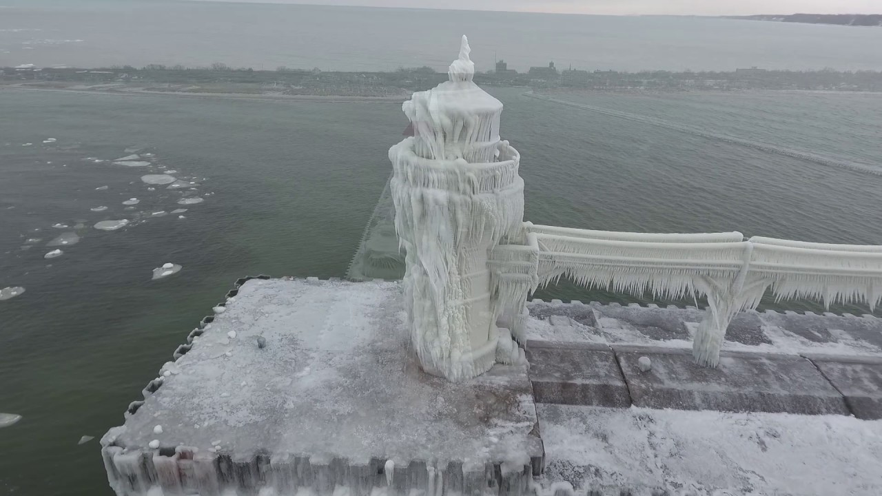 Ice Lighthouse Background