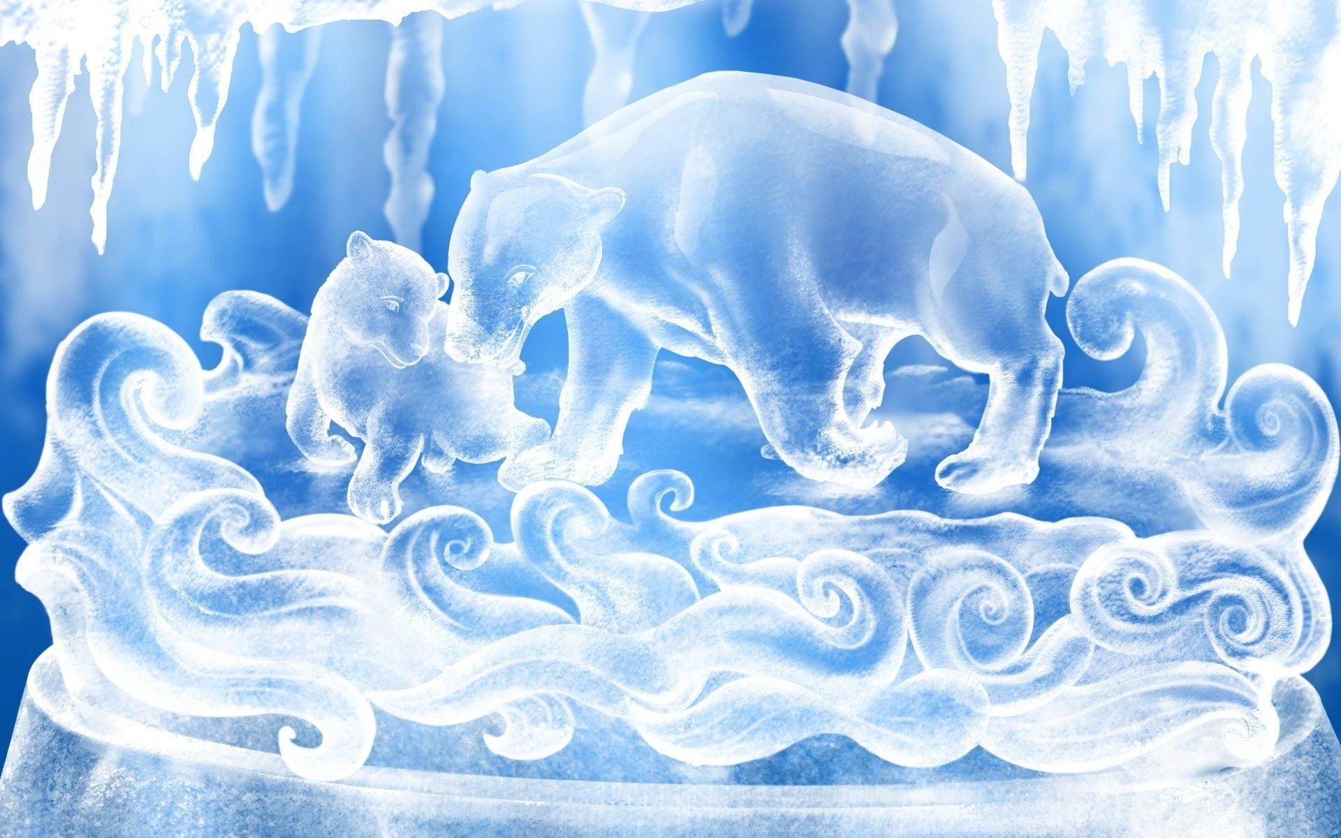 Ice Structures Wallpapers