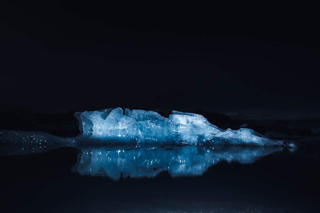 Iceberg At Night Wallpapers