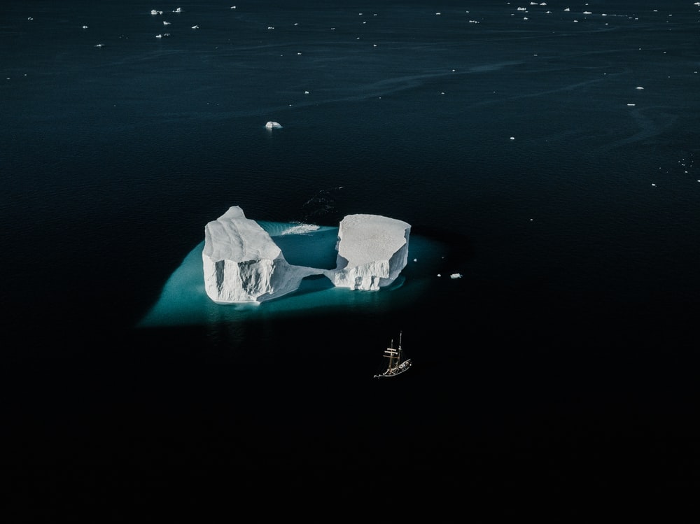 Iceberg At Night Wallpapers