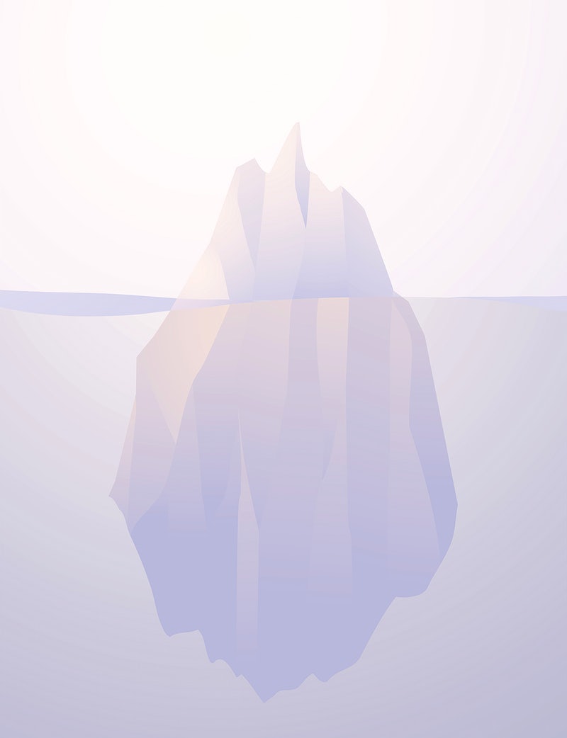 Iceberg Minimalist Wallpapers