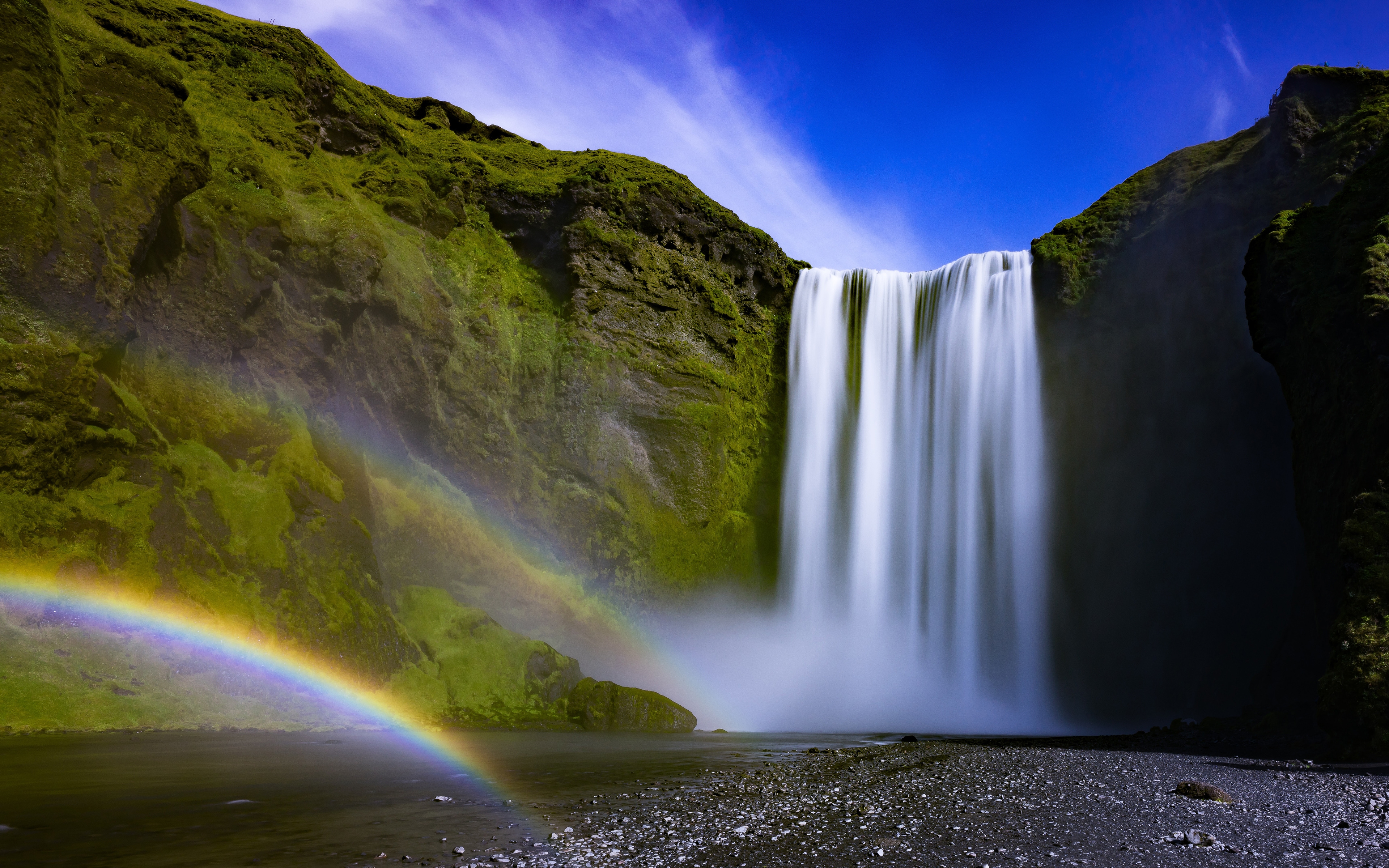 Iceland Skogafoss Waterfall Wallpapers