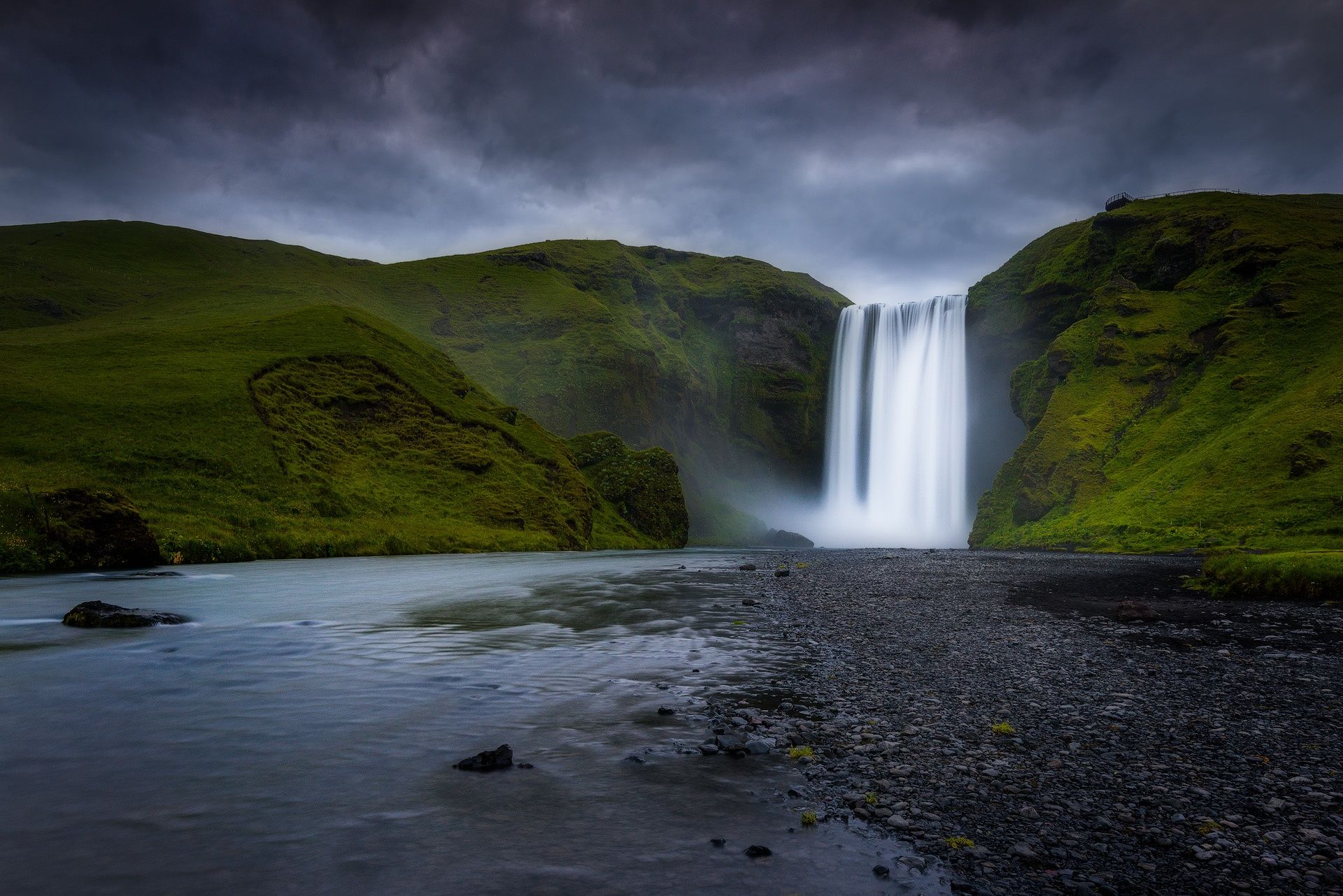 Iceland Skogafoss Waterfall Wallpapers