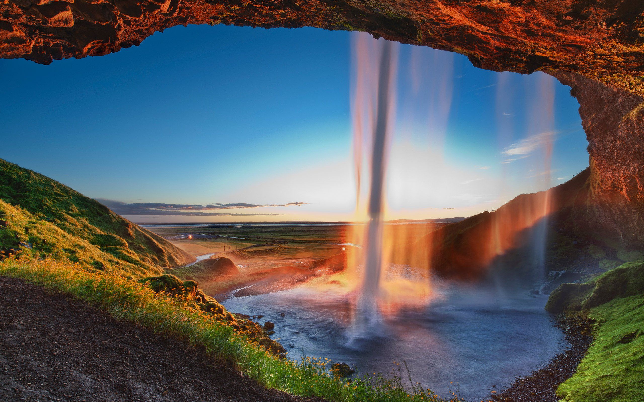 Iceland Skogafoss Waterfall Wallpapers