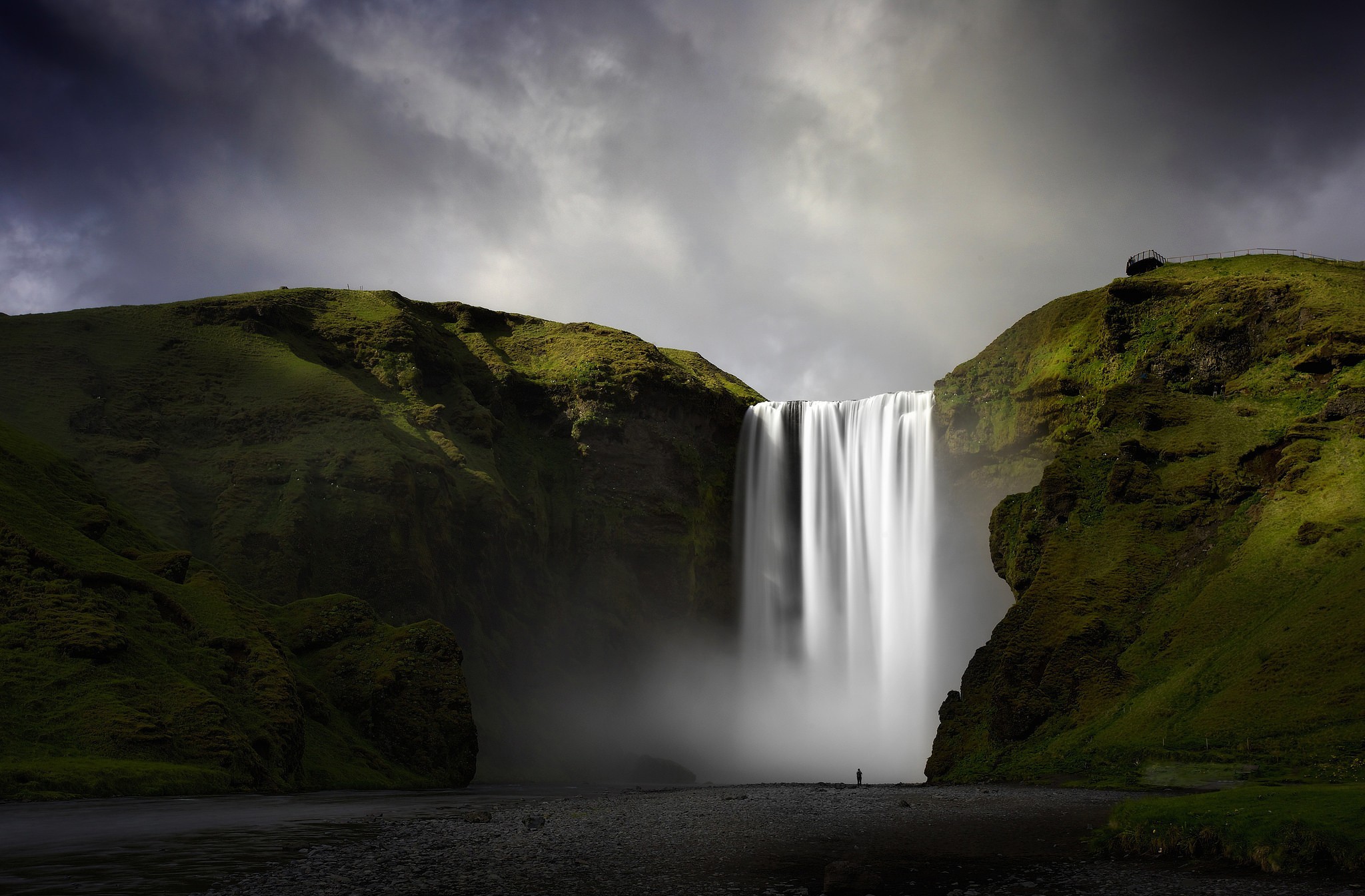 Iceland Skogafoss Waterfall Wallpapers