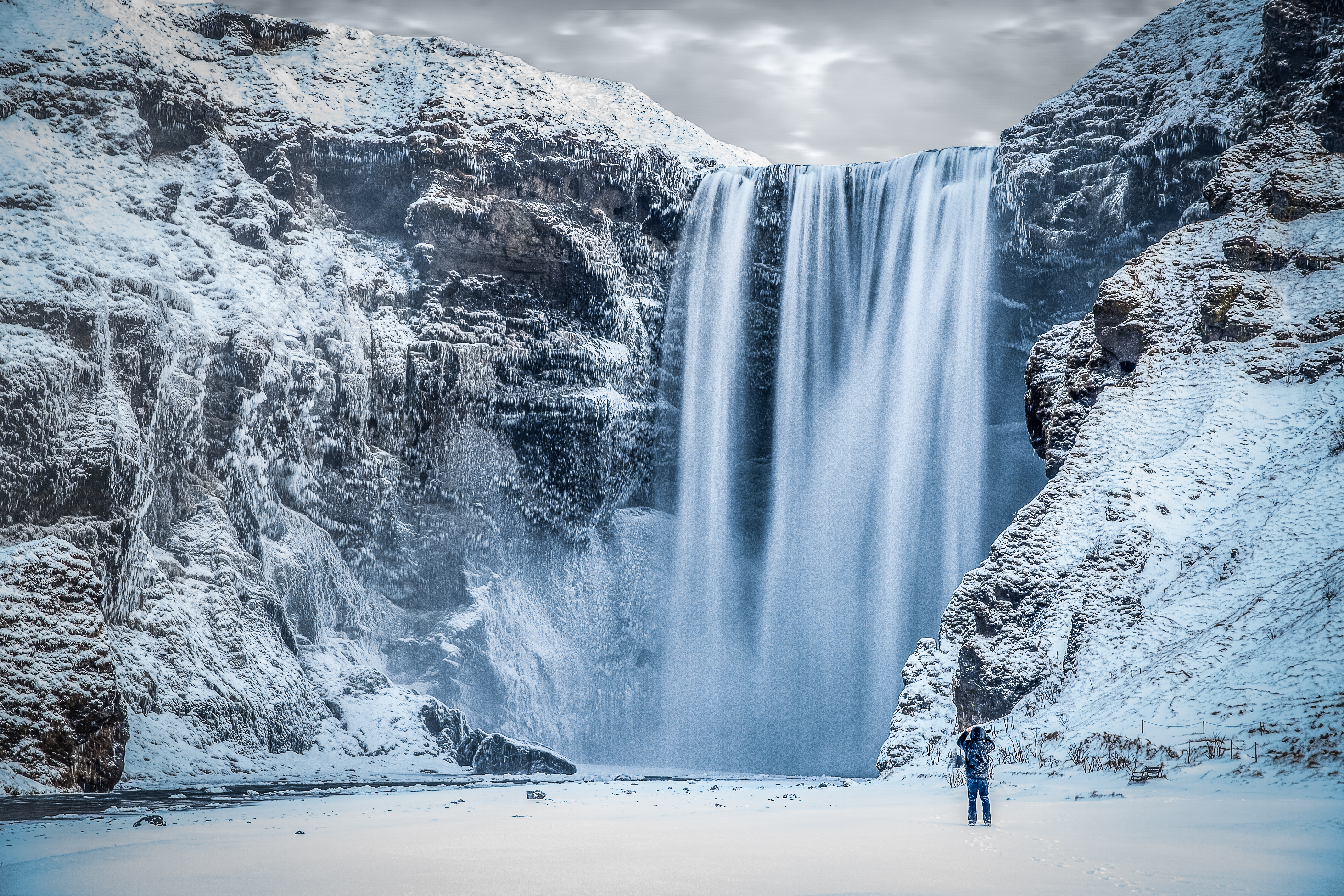 Iceland Skogafoss Waterfall Wallpapers